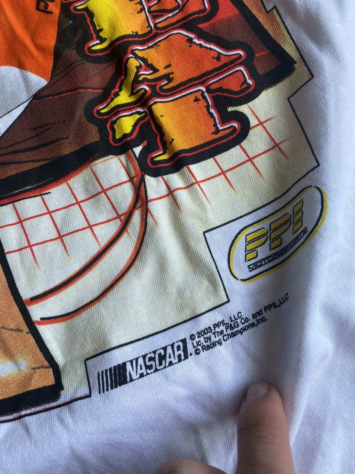 NASCAR Y2K Ricky Craver #32 Front/Back Nascar Tee Size US XXL / EU 58 / 5 - 4 Thumbnail