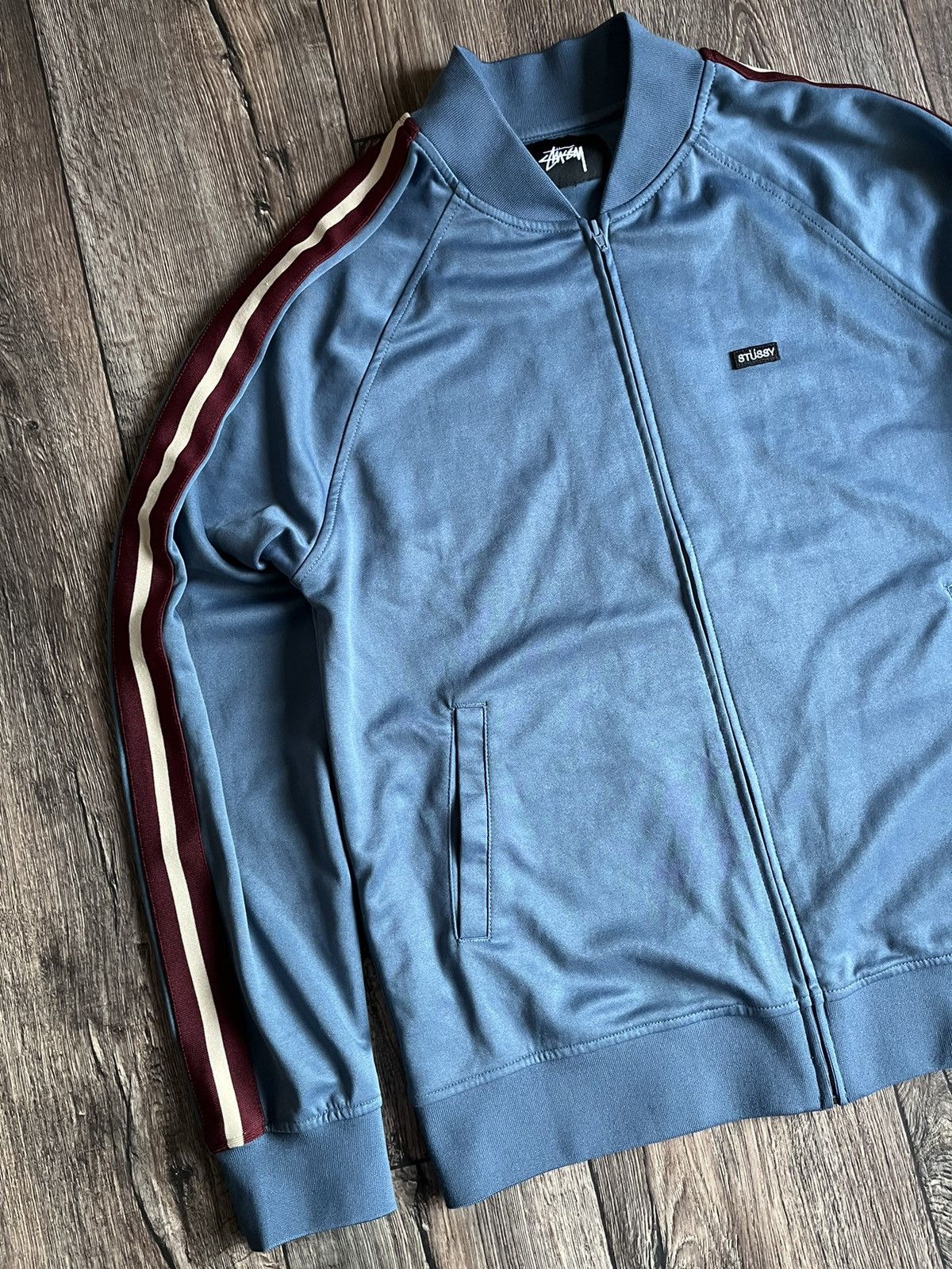 Stussy STUSSY Logo Zip Up Track Jacket Size US M / EU 48-50 / 2 - 3 Thumbnail