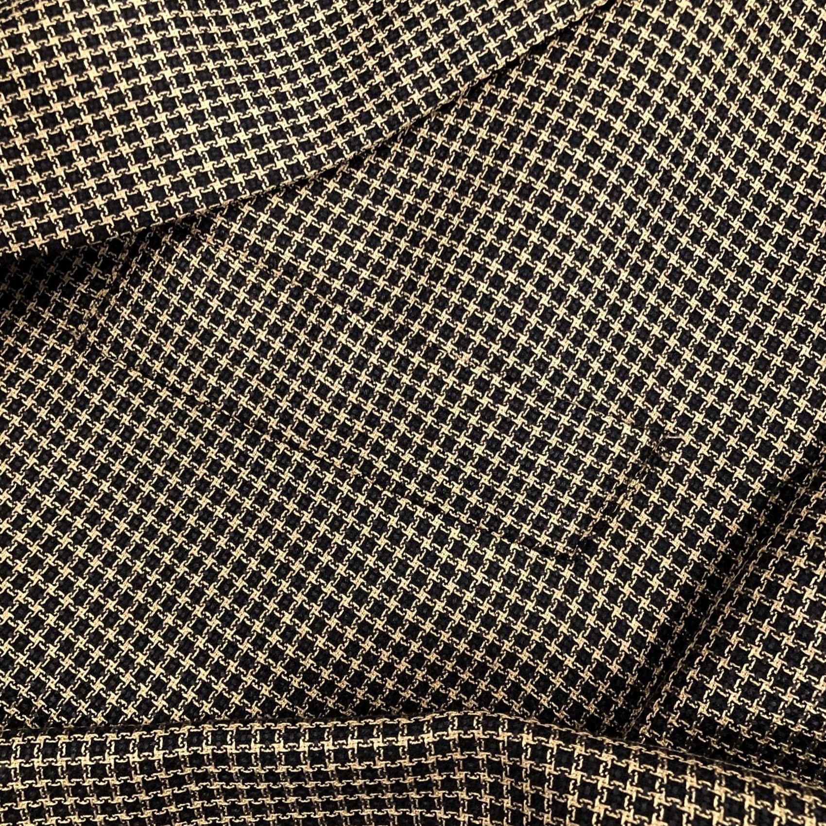 Jack Victor VINTAGE Jack Victor Montreal Blazer Mens 46R Beige Plaid Wool Silk Sport Coat Jacket Size 46R - 5 Thumbnail