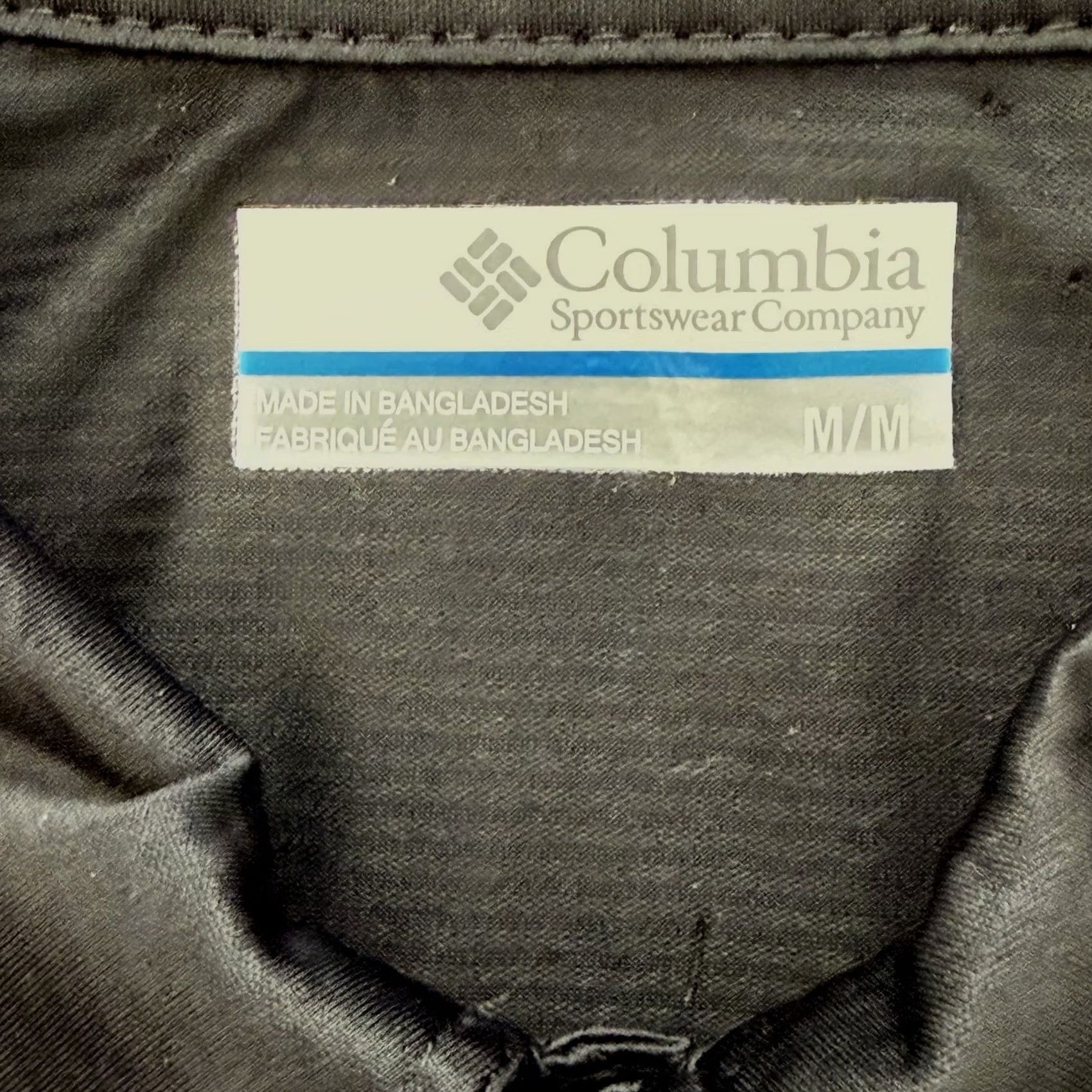 Vintage Columbia Polo Mens Medium Black Omni-Wick Short Sleeve Pullover Shirt Wicking Shirt Polo Mens Black Omni-Wick Short Sleeve Pullover Shirt Size US M / EU 48-50 / 2 - 2 Thumbnail