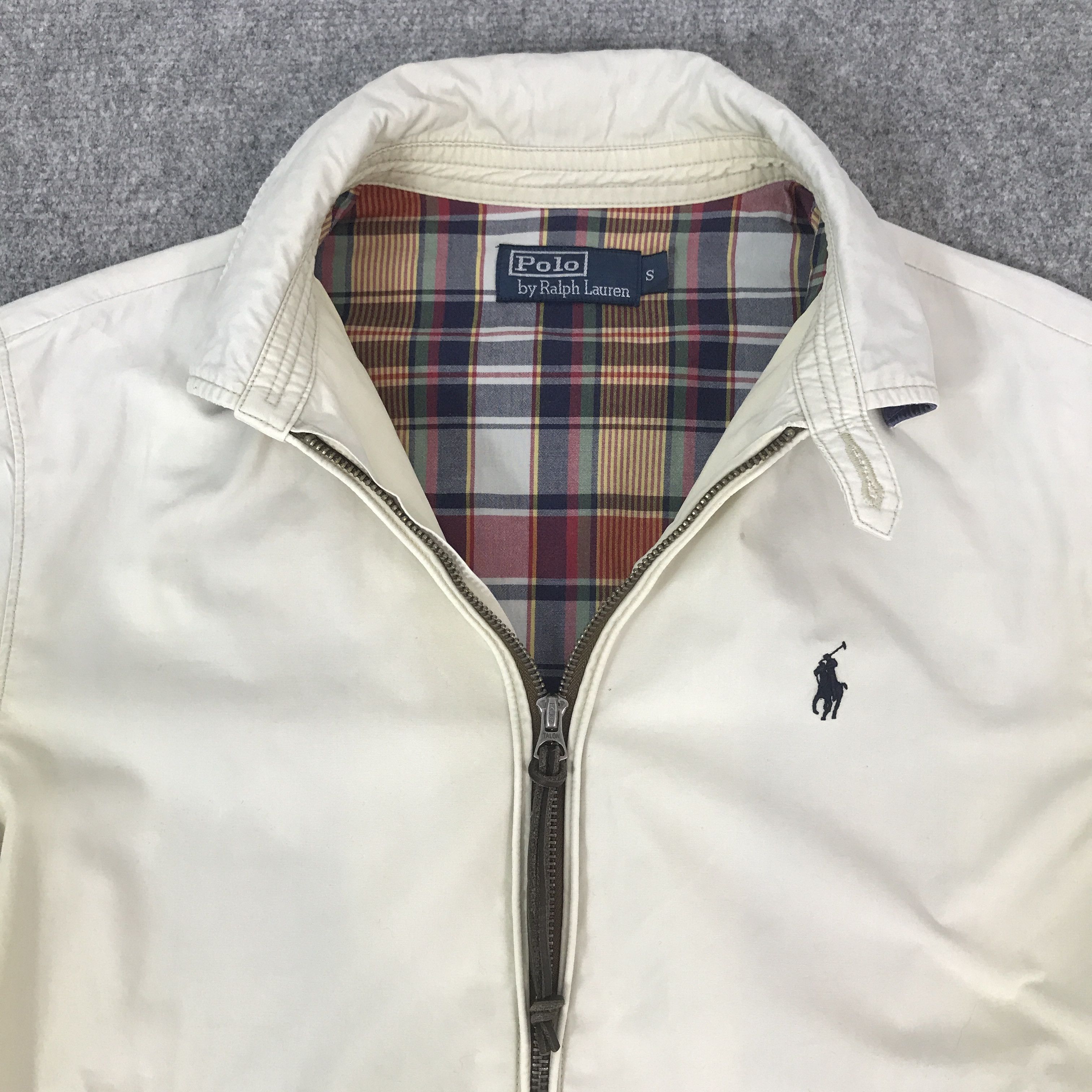 Polo Ralph Lauren Polo Ralph Lauren cream Faded jacket K71B4 Size US S / EU 44-46 / 1 - 5 Thumbnail