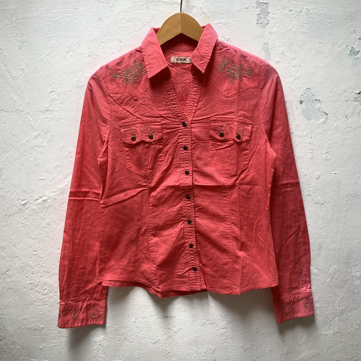 Edwin VINTAGE EDWIN EMBROIDERED WASTERN SHIRT IFSIXWASNINE STYLE Size M / US 6-8 / IT 42-44 - 1 Thumbnail