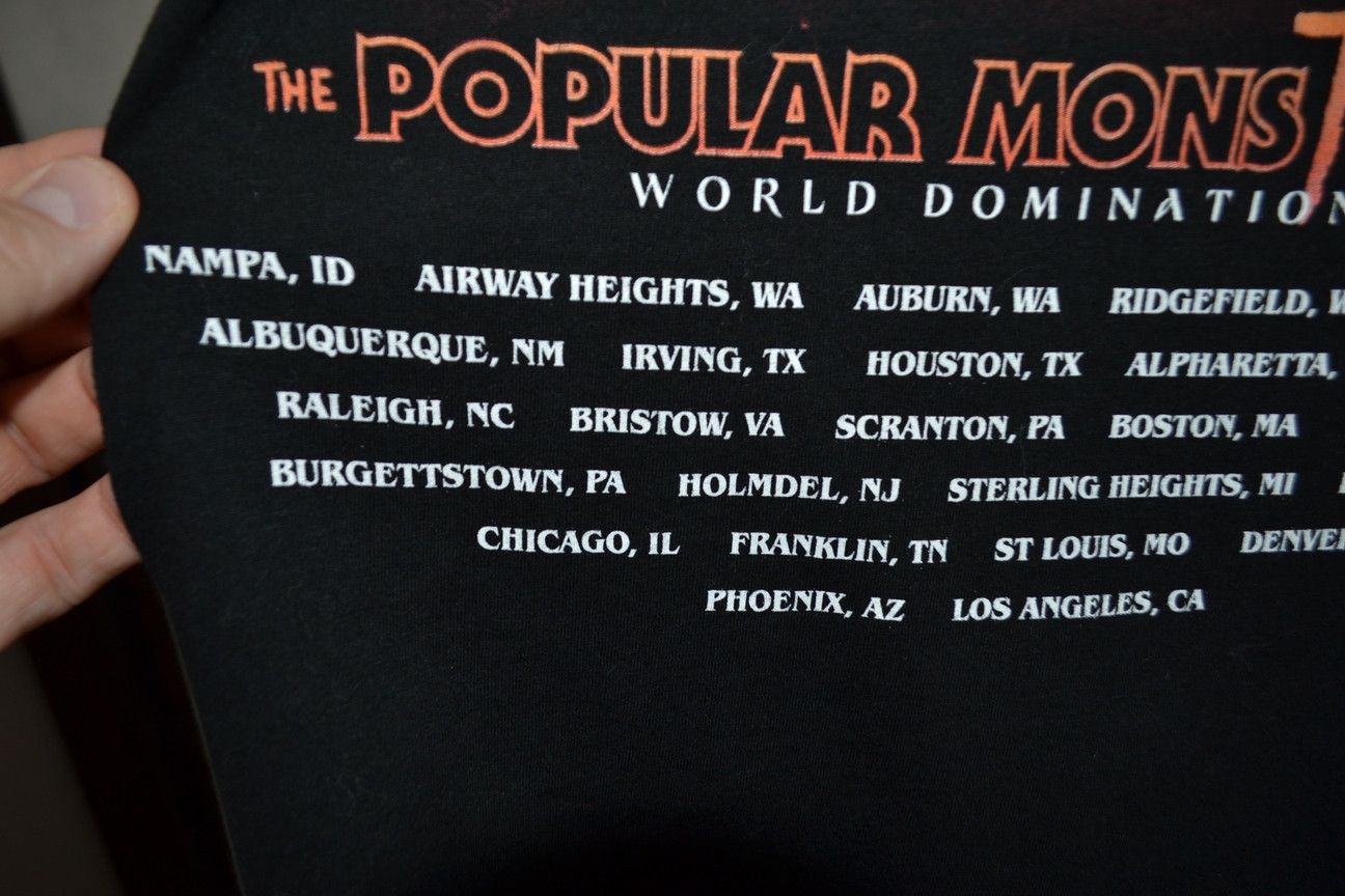 Band Tees Falling in Reverse The Popular MonsTOUR II USA tee XL Size US XL / EU 56 / 4 - 6 Thumbnail