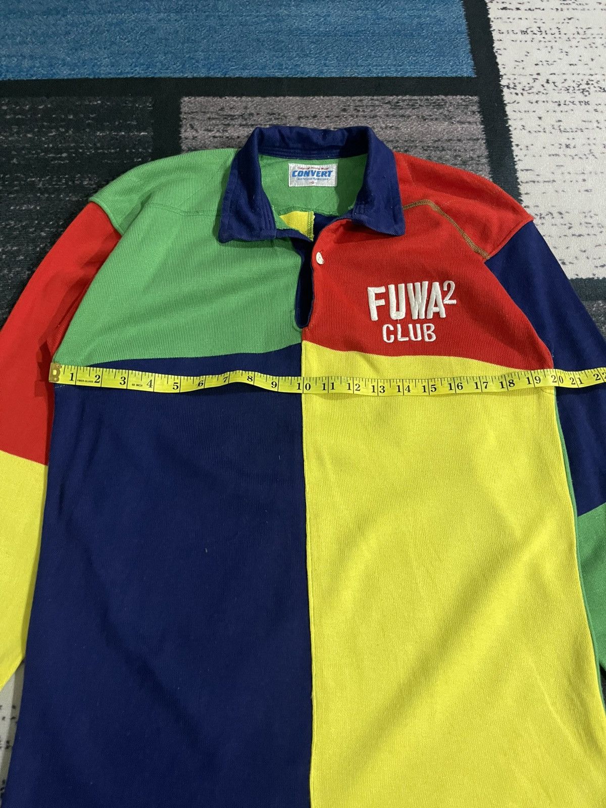 Vintage Vintage Rugby Fuwa Club Collar Longsleeve Polo shirt Size US M / EU 48-50 / 2 - 13 Thumbnail