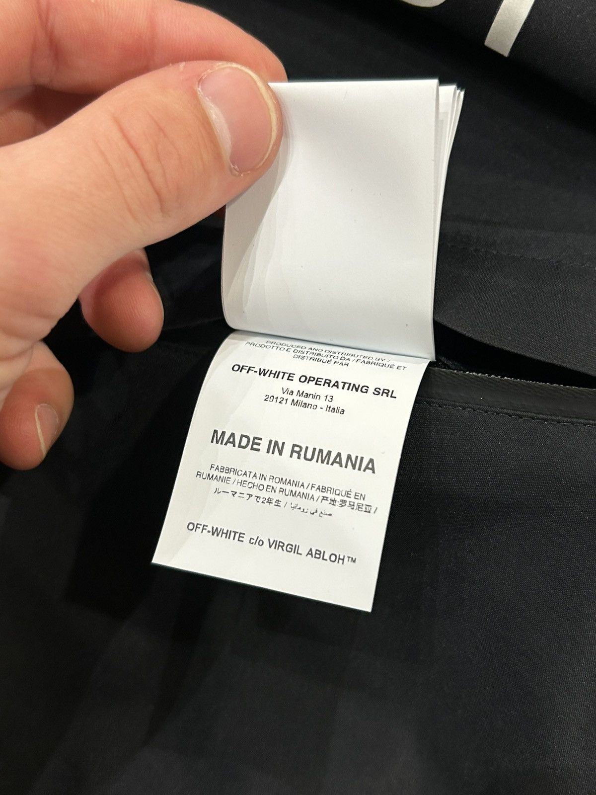 Off-White Off- White Gore Tex Jacket - Black Size US L / EU 52-54 / 3 - 8 Thumbnail