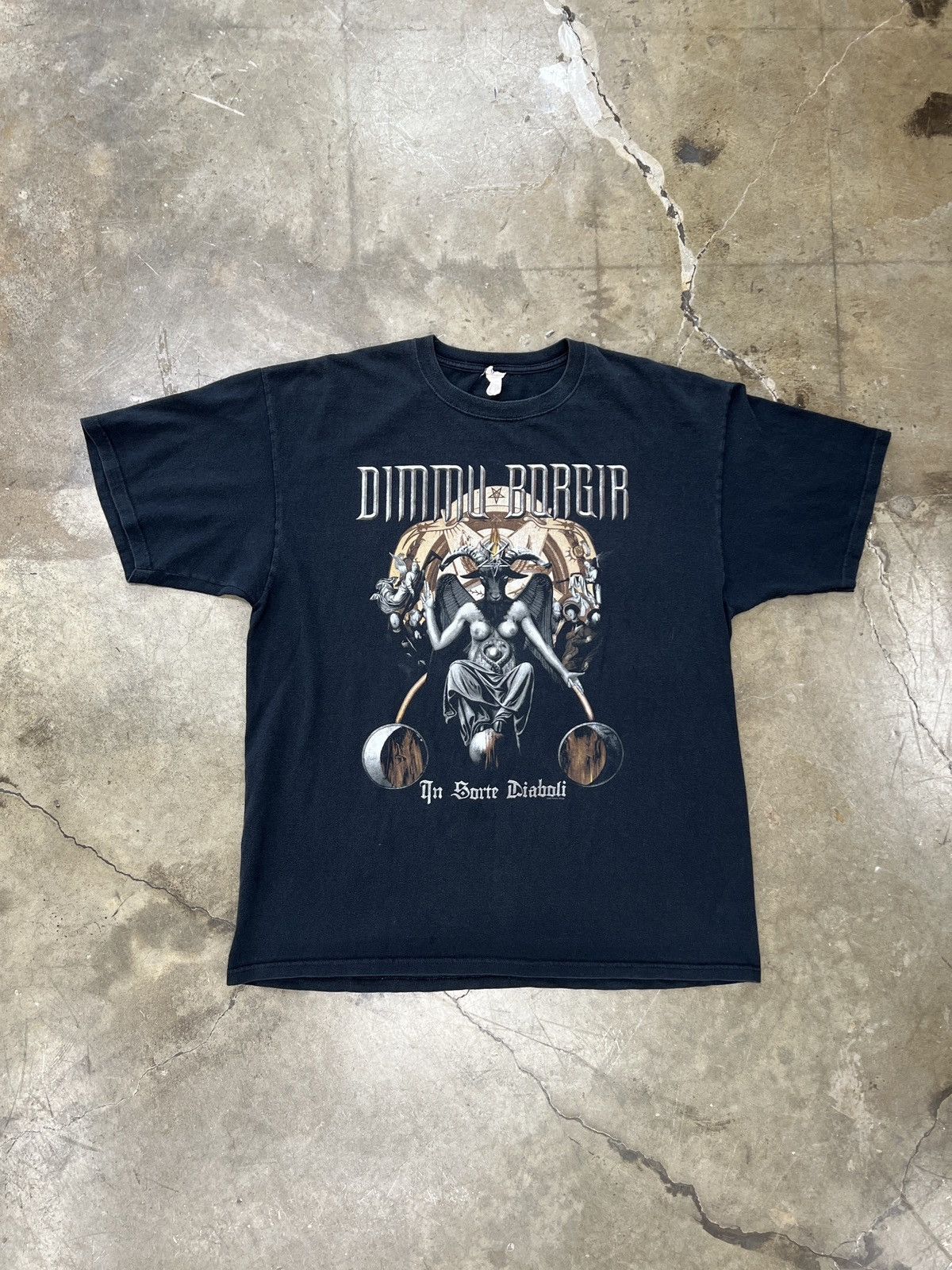 Band Tees × Vintage Vintage Dimmu Borgir death metal black Band Tee 2XL Size US XXL / EU 58 / 5 - 2 Thumbnail