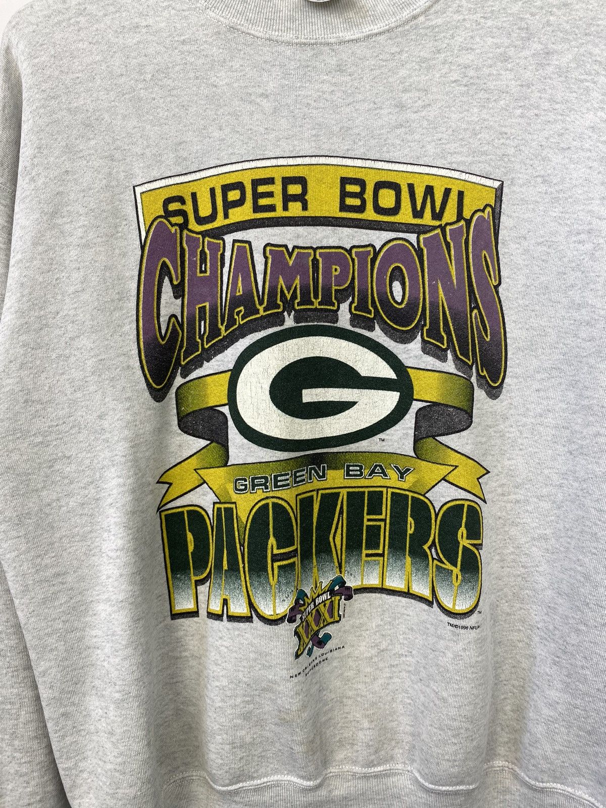 NFL × Vintage 1996 Green Bay Packers Super Bowl Crewneck Sweatshirt Large Size US L / EU 52-54 / 3 - 3 Thumbnail