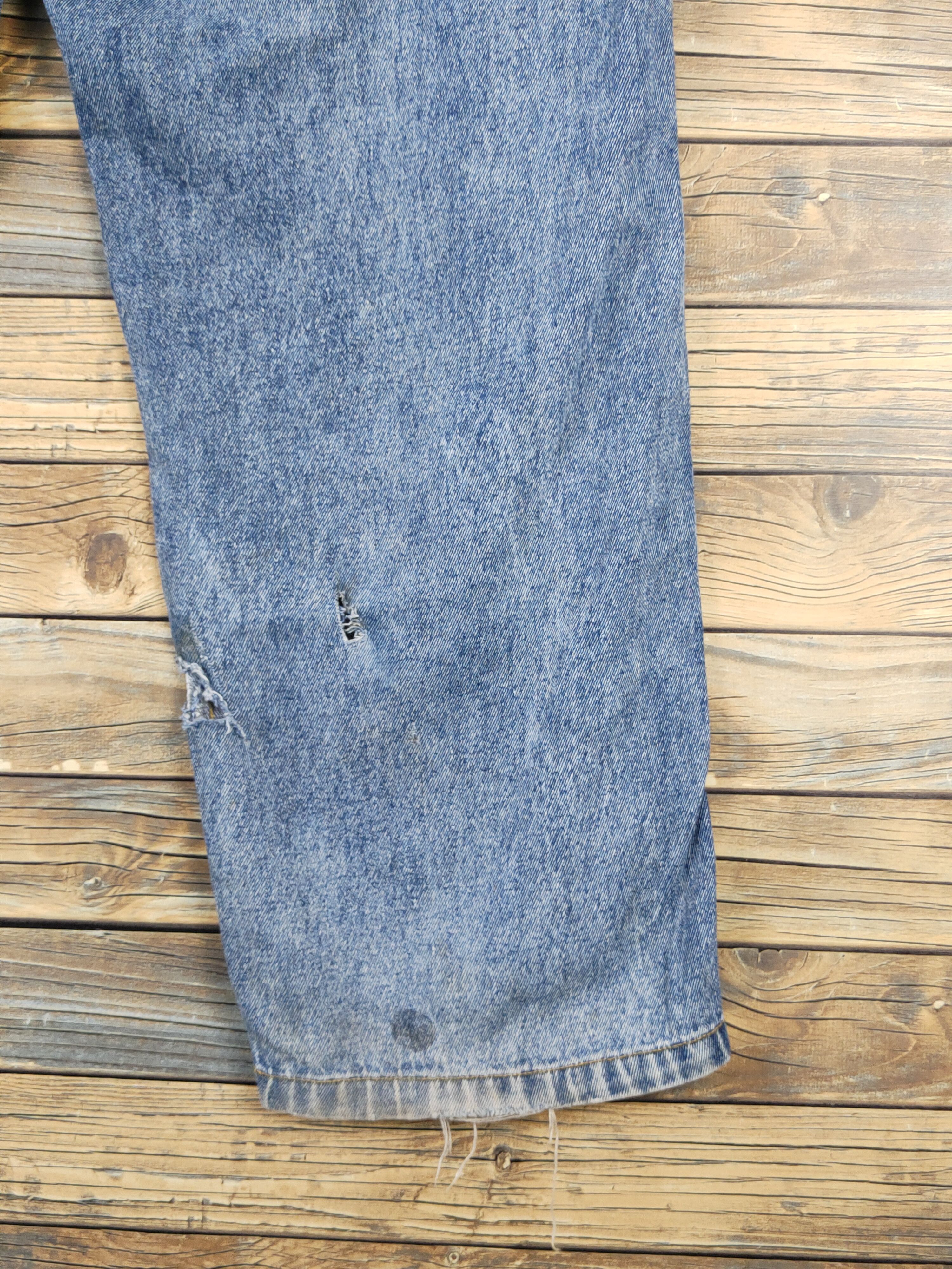Japanese Brand Manx Blue Distressed multipocket Ripped Jeans #W1569 Size US 36 / EU 52 - 13 Thumbnail