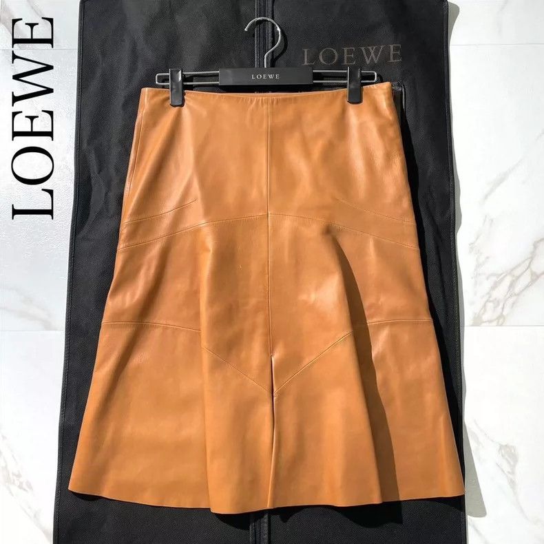 Loewe LOEWE Caramel-colored skirt Size 42" / US 20 - 1 Thumbnail