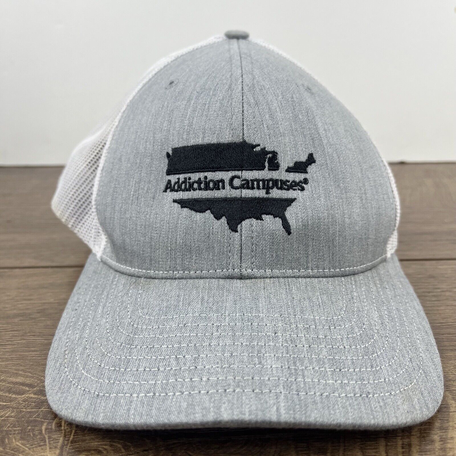 Other Addiction Campuses Hat Snapback Hat Gray Hat Adjustable Gray Size ONE SIZE - 1 Thumbnail