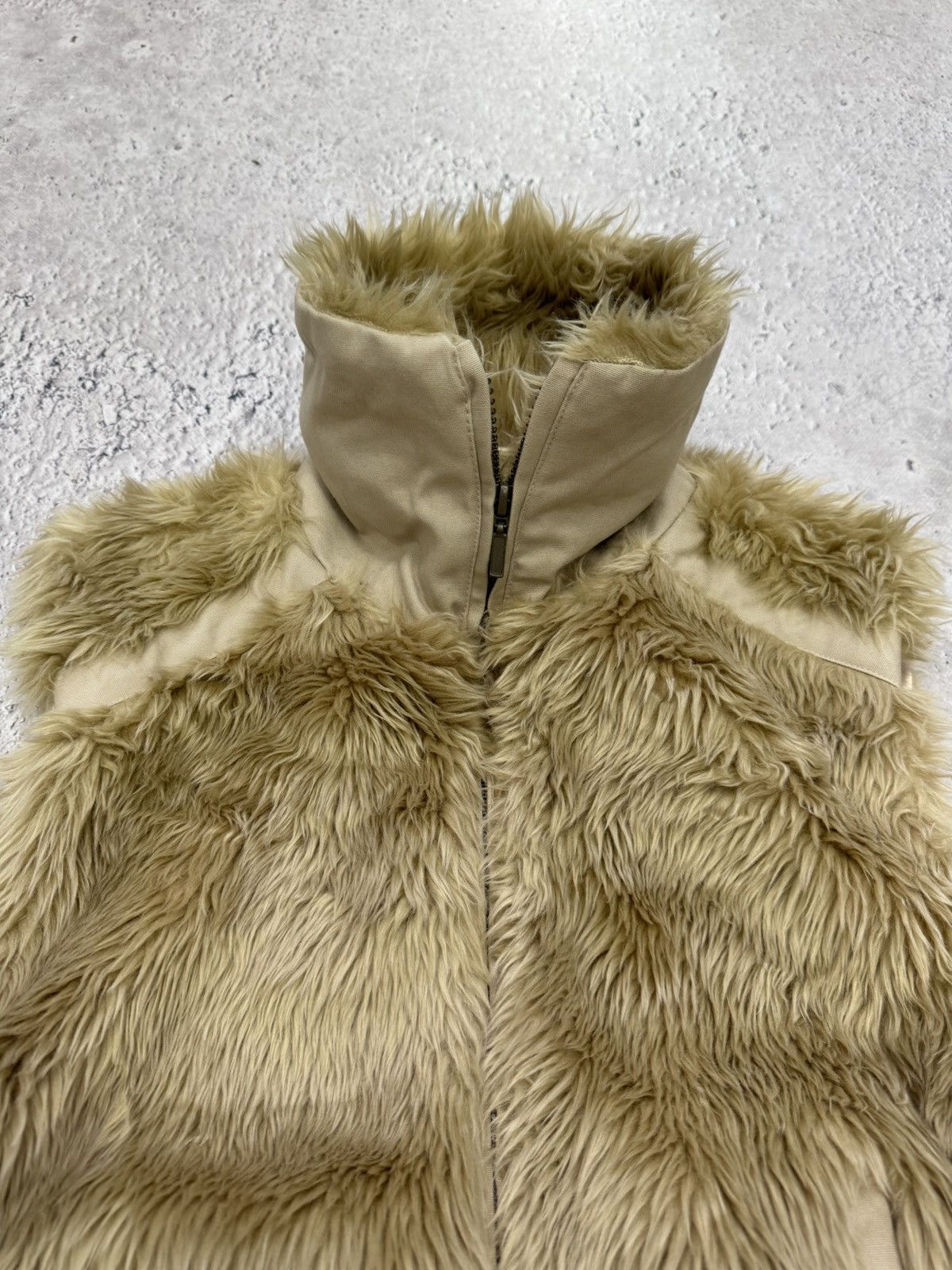 Hysteric Glamour × If Six Was Nine 2000s Avant Garde If Six Was Nine Style VEST fur Size S / US 4 / IT 40 - 5 Thumbnail