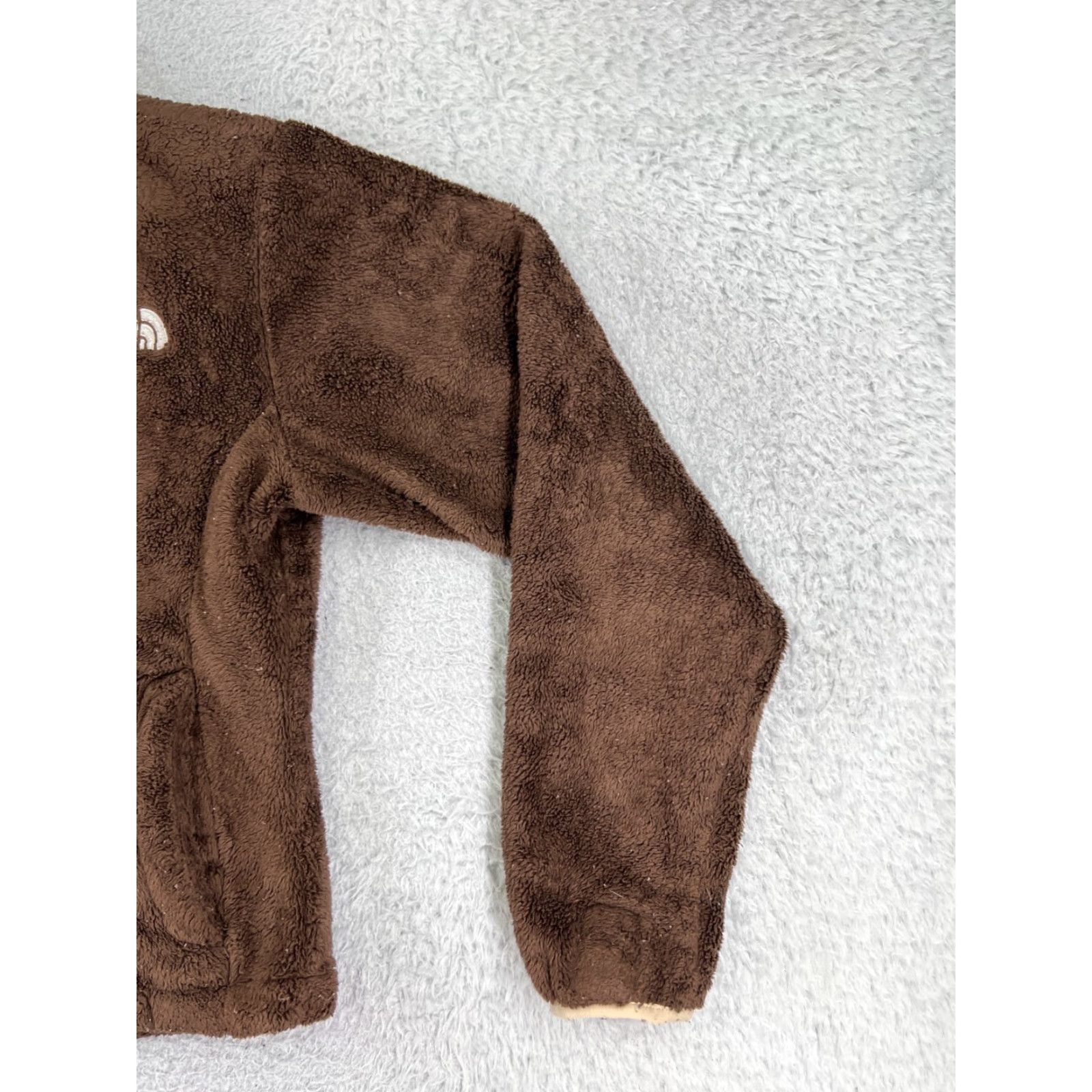 The North Face The North Face Sweater Women S Brown Fleece Mock Neck Pullover Casual Regular Size Small | Logo Accent Men/Women? Size S / US 4 / IT 40 - 6 Thumbnail