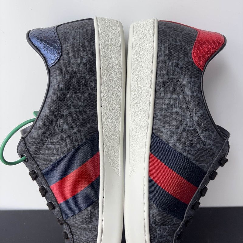 Gucci Gucci Ace GG Supreme Fashion Sneakers for Men - Size US 8.5 / EU 41-42 - 5 Thumbnail