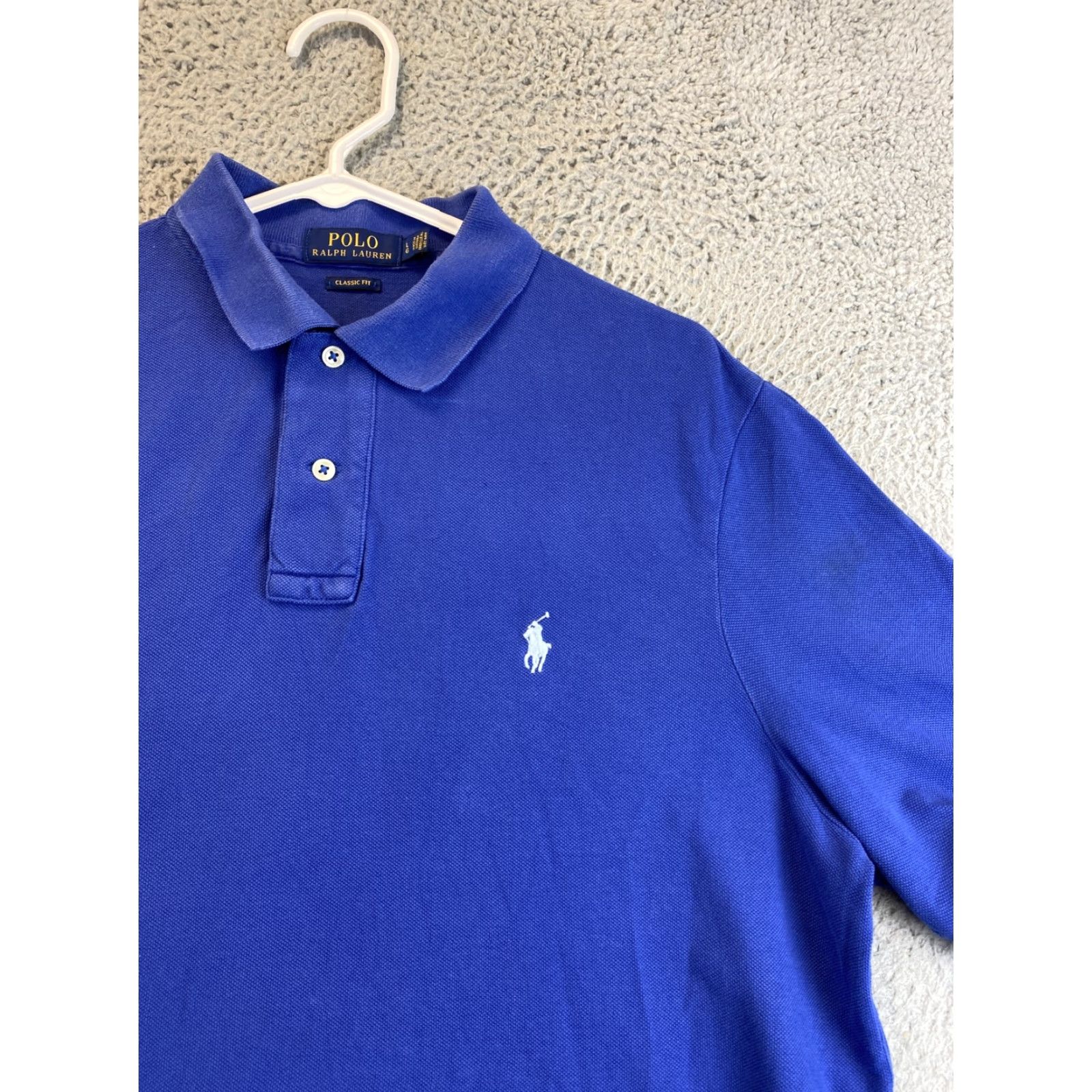 Polo Ralph Lauren Polo Ralph Lauren Polo Shirt Men’s L Blue Classic Fit Short Sleeve Collared Casual Golf Rugby Size US L / EU 52-54 / 3 - 3 Thumbnail
