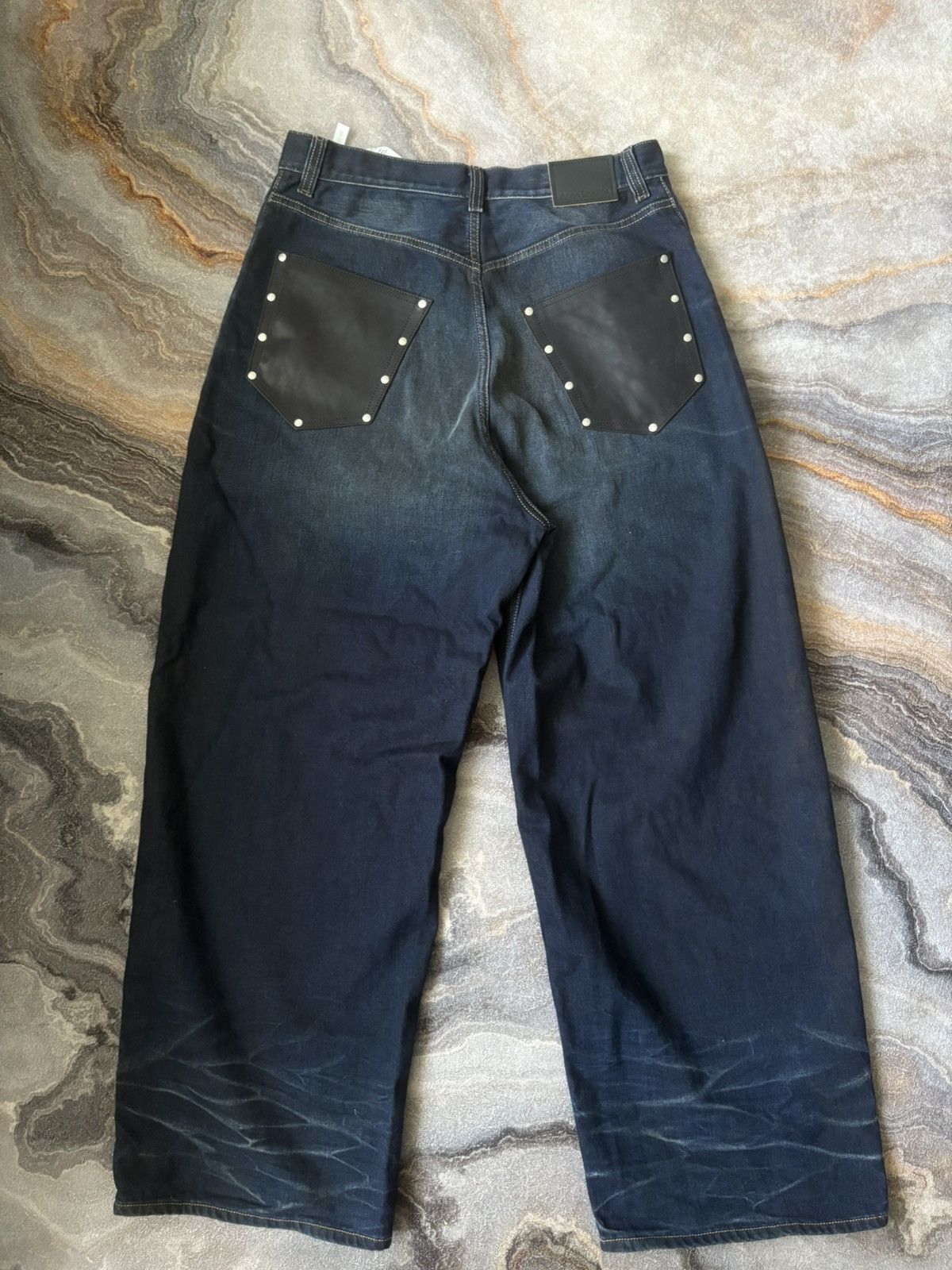 希 ACNE STUDIOS 2023F Acne Studios Acne Studios 2023 F Leather Pocket jeans | Grailed