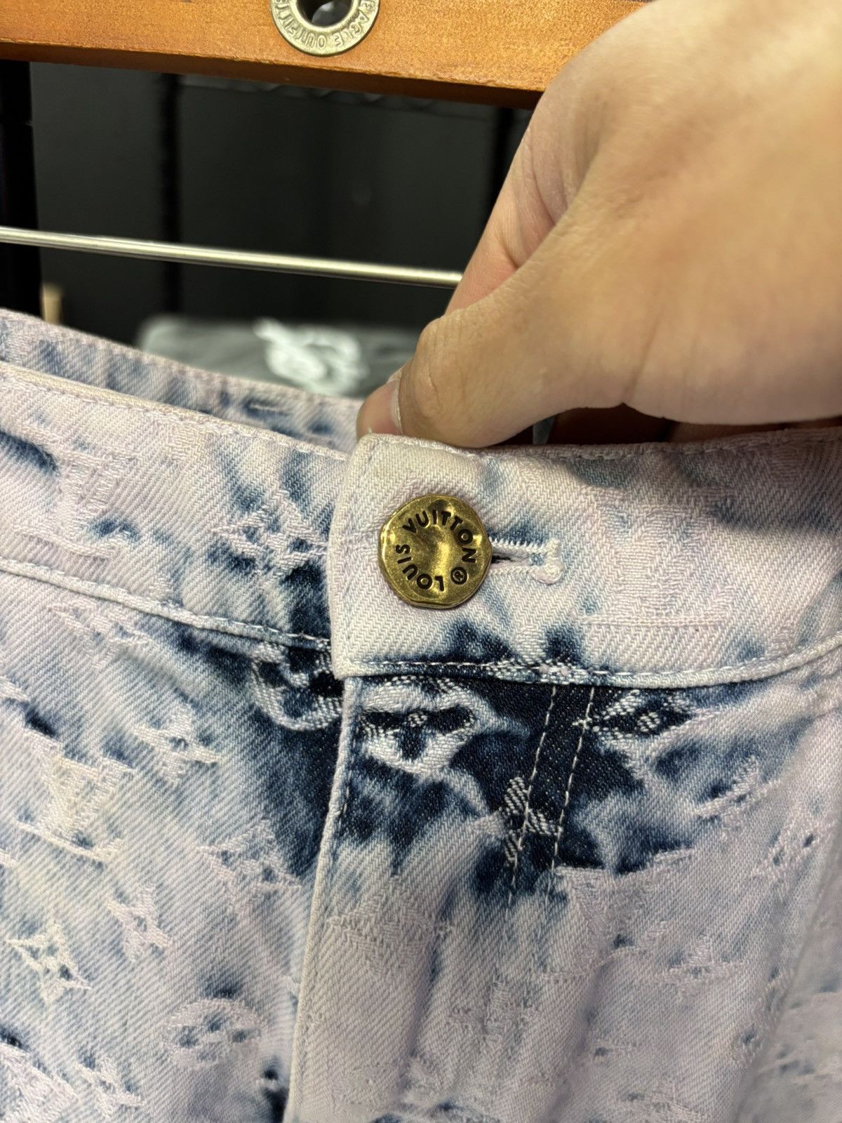 Louis Vuitton Louis Vuitton SS23 Virgil Abloh Carpenter Denim fringe Size US 38 / EU 54 - 6 Thumbnail