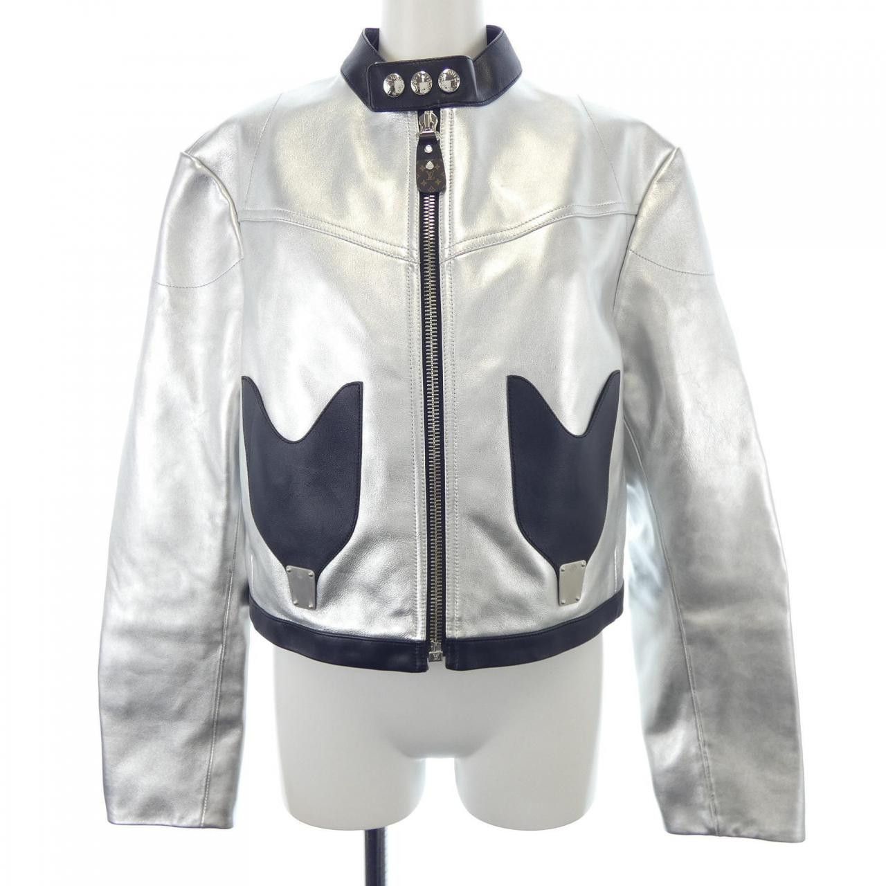 Louis Vuitton Louis Vuitton Louis Vuitton FOLJ80UG9 Calfskin Riders Jacket Leather Outerwear FOLJ80UG9 DUTY FREE for USA Size ONE SIZE - 1 Thumbnail