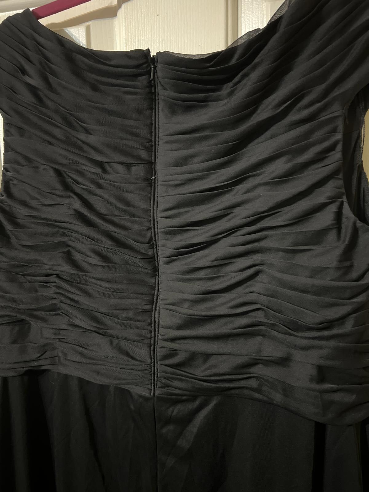 Other Adrianna Papell Women's Black Midi Dress Size 16W Size XXL / US 16-18 / IT 52-54 - 7 Thumbnail