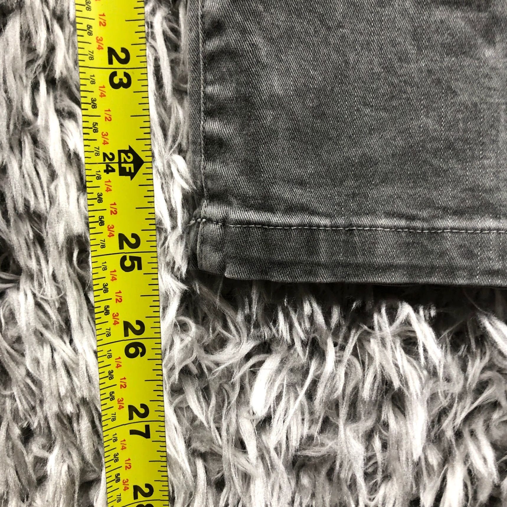 Anthropologie VINTAGE Anthropologie Jeans Women M High Rise Skinny Dark Gray Denim 5-Pocket Regular Cotton Baggy? Size 32" / US 10 / IT 46 - 3 Thumbnail