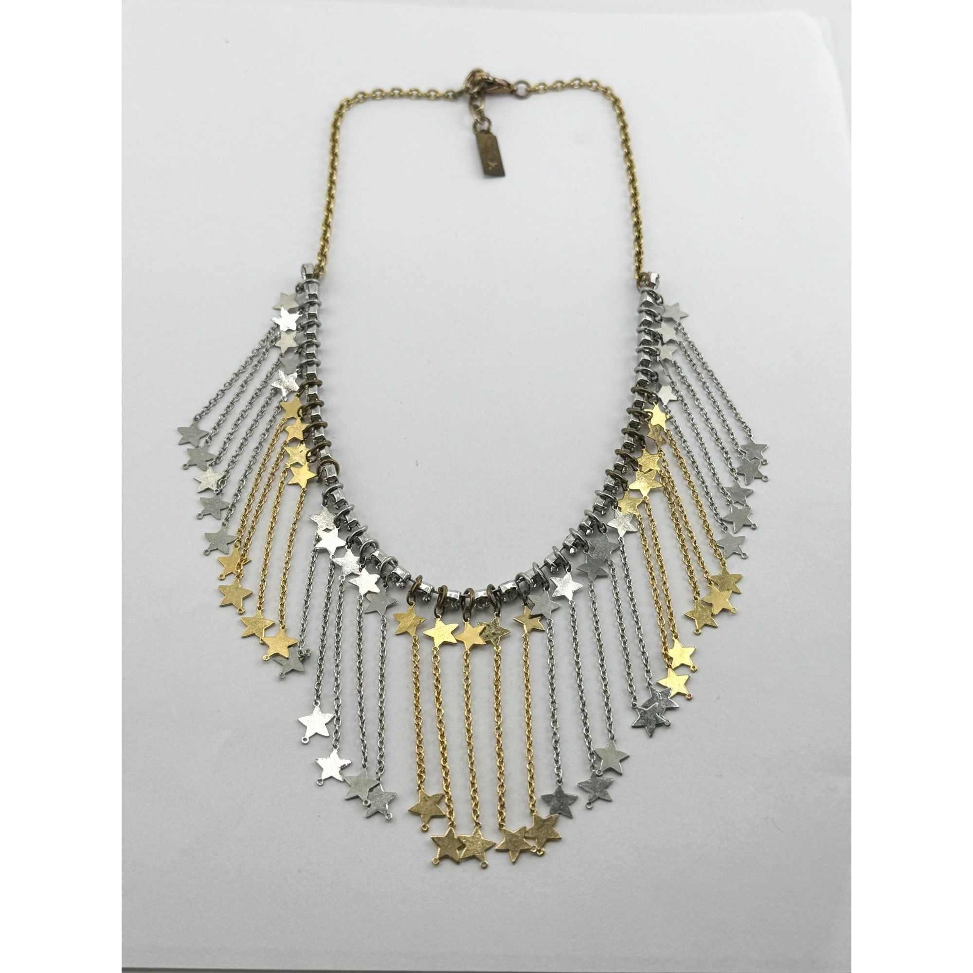 Vintage Vintage buzz rhinestone star chain necklace Size ONE SIZE - 4 Thumbnail