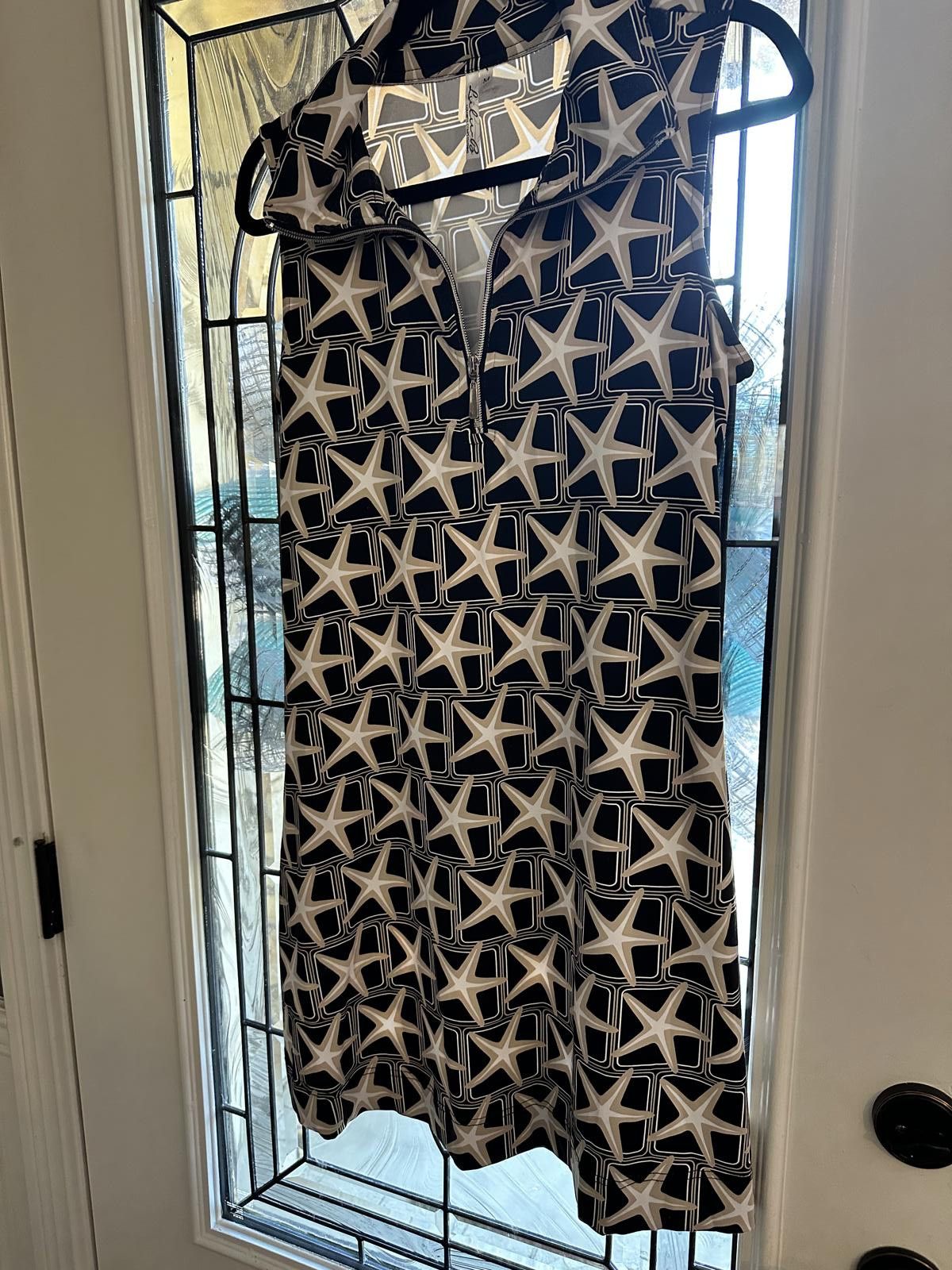 Designer Lilly B. Casual Dress with Starfish Print - Size M Size M / US 6-8 / IT 42-44 - 5 Thumbnail