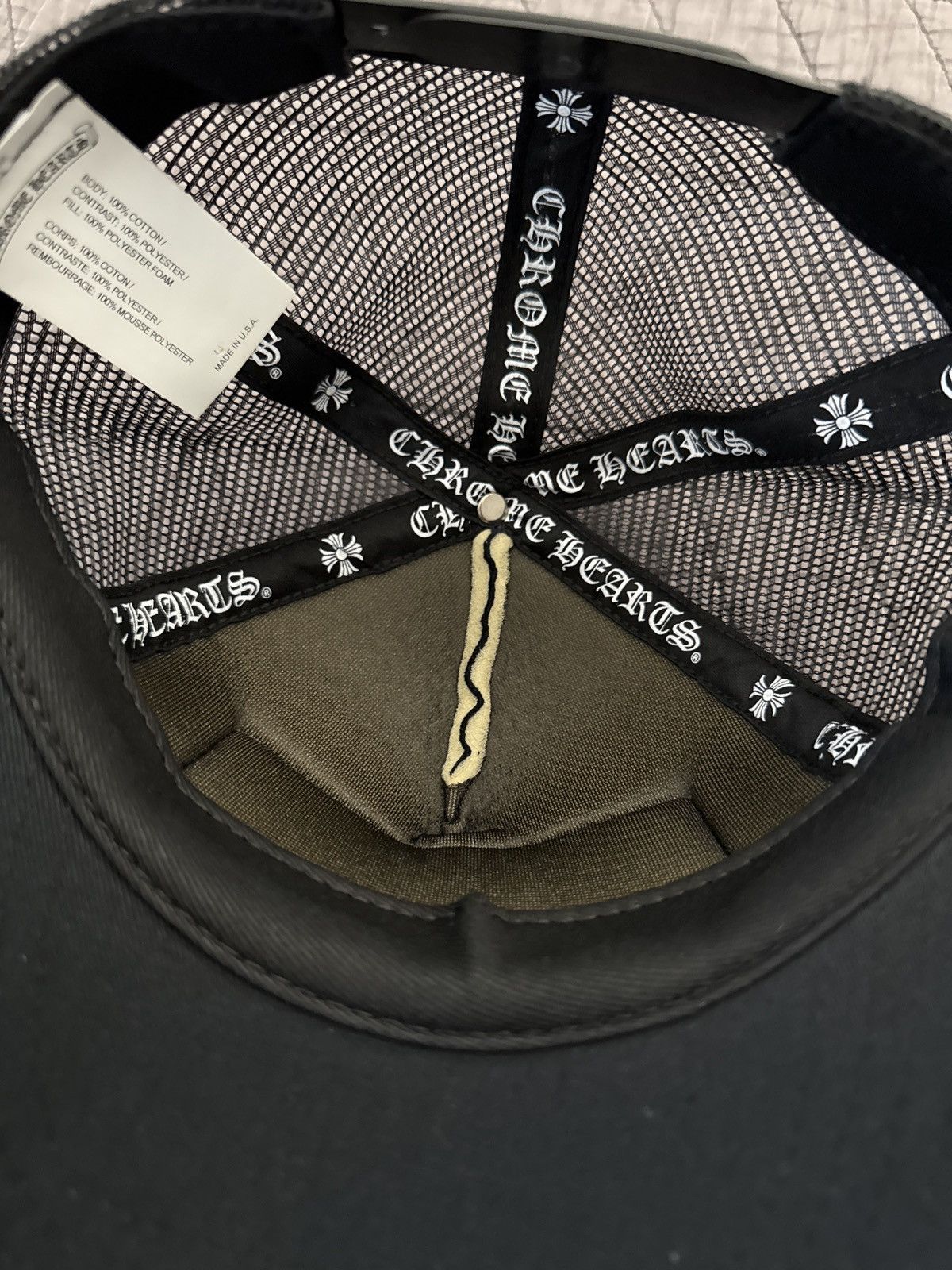 Chrome Hearts Chrome Heart CH Honolulu Trucker Hat Size ONE SIZE - 6 Thumbnail