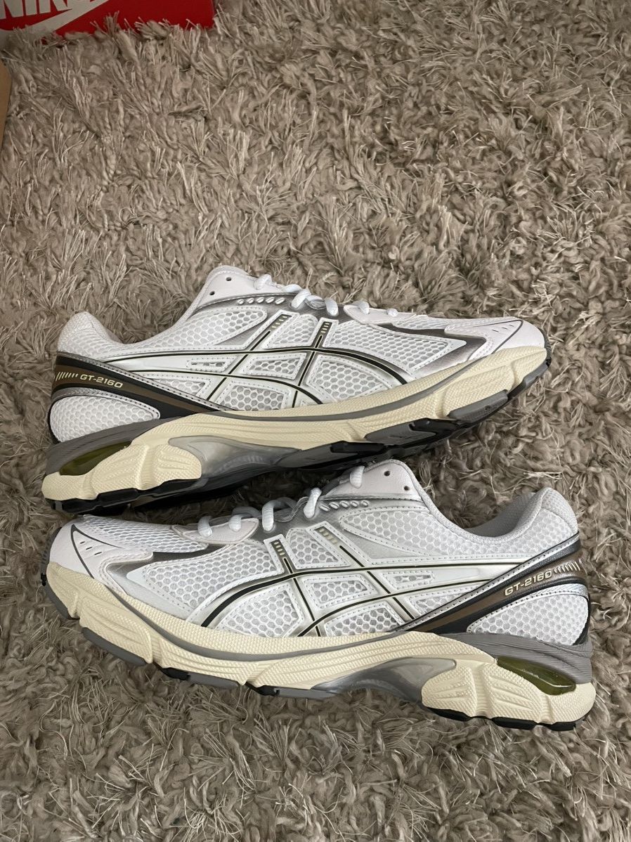 Asics Asics GT 2160 White Brown Soft Yellow Size US 9 / EU 42 - 2 Thumbnail