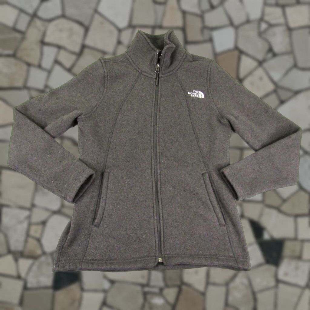 The North Face The North Face Jacket Womens Medium Gray Sherpa Fleece Lined Fup Zip Sweater Soft Size M / US 6-8 / IT 42-44 - 1 Thumbnail
