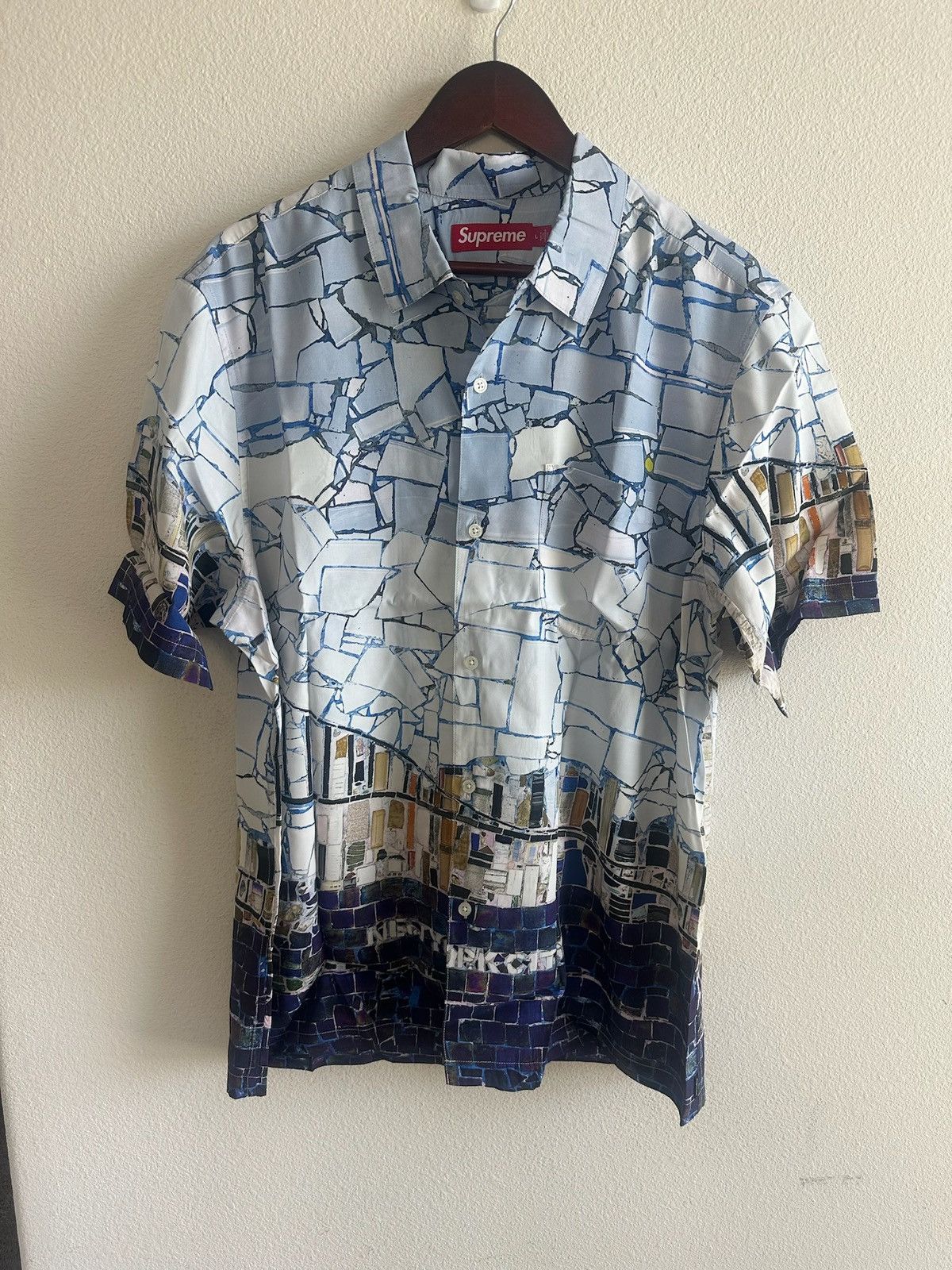 新春初売り Supreme Supreme Mosaic Grailed | Shirt S/S ウェア・シャツ