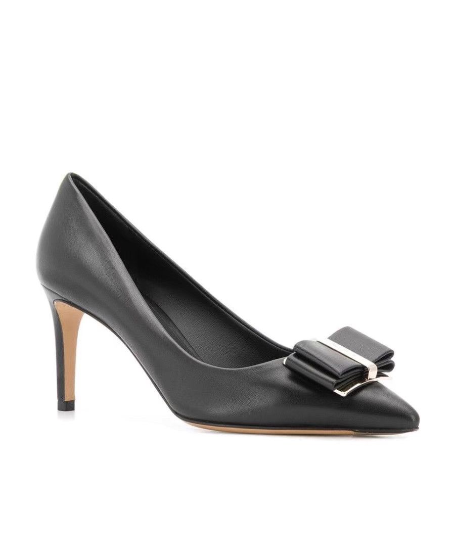 Salvatore Ferragamo Salvatore Ferragamo Women's Vara Bow Pump Heels K6 Size US 6 / IT 36 - 2 Thumbnail