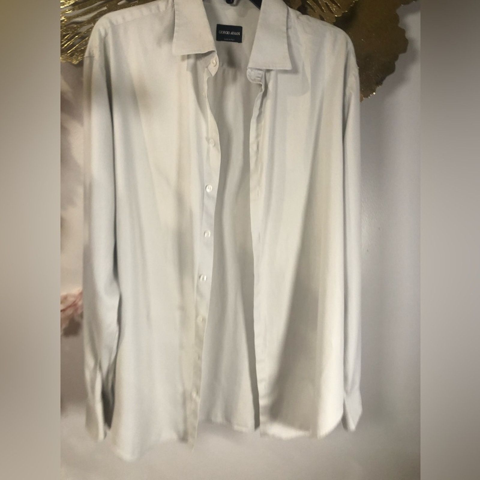 Giorgio Armani Giorgio Armani button down dress shirt Size US M / EU 48-50 / 2 - 8 Thumbnail