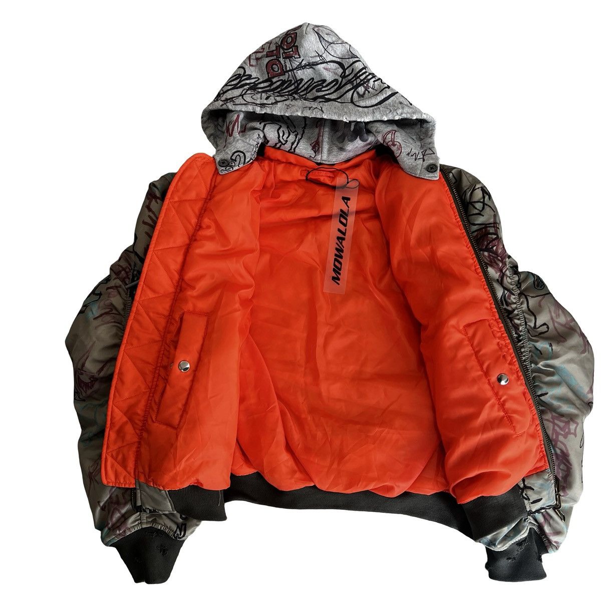 Mowalola MOWALOLA 2026 Graffiti Reversible Bomber Jacket L Size US L / EU 52-54 / 3 - 4 Thumbnail
