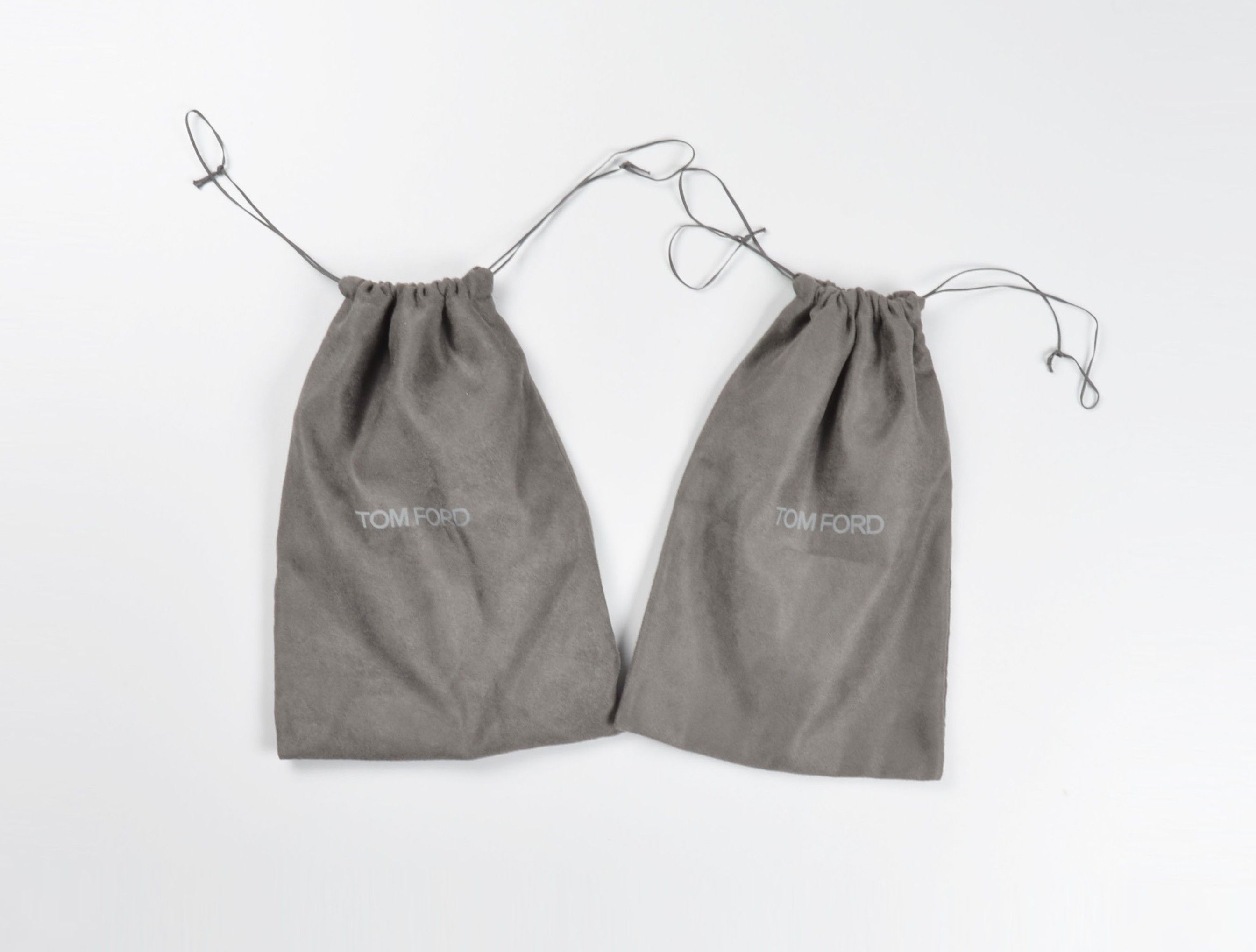 Tom Ford 2 Tom Ford Gray Faux Suede Purse Boots Dust Bags Size ONE SIZE - 5 Thumbnail