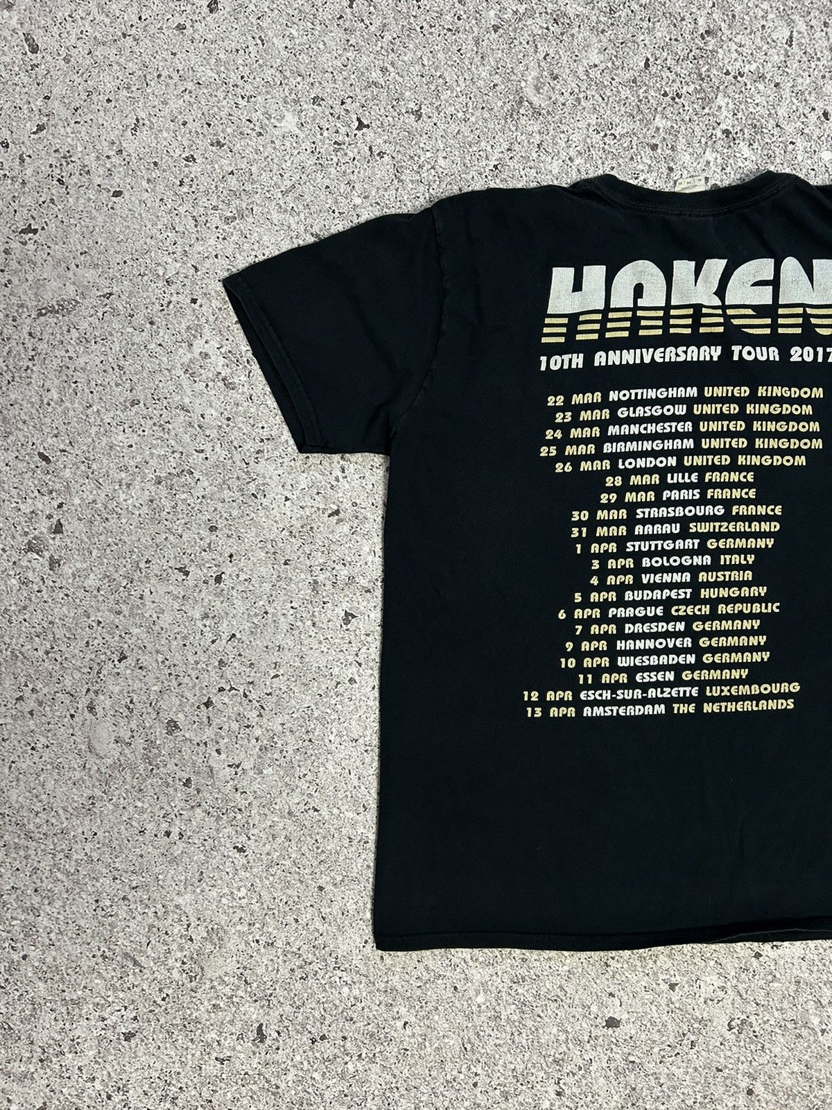 Band Tees × Vintage Vintage Haken 10TH Anniversary Tour 2017 England Rock Tee Size US XL / EU 56 / 4 - 7 Thumbnail