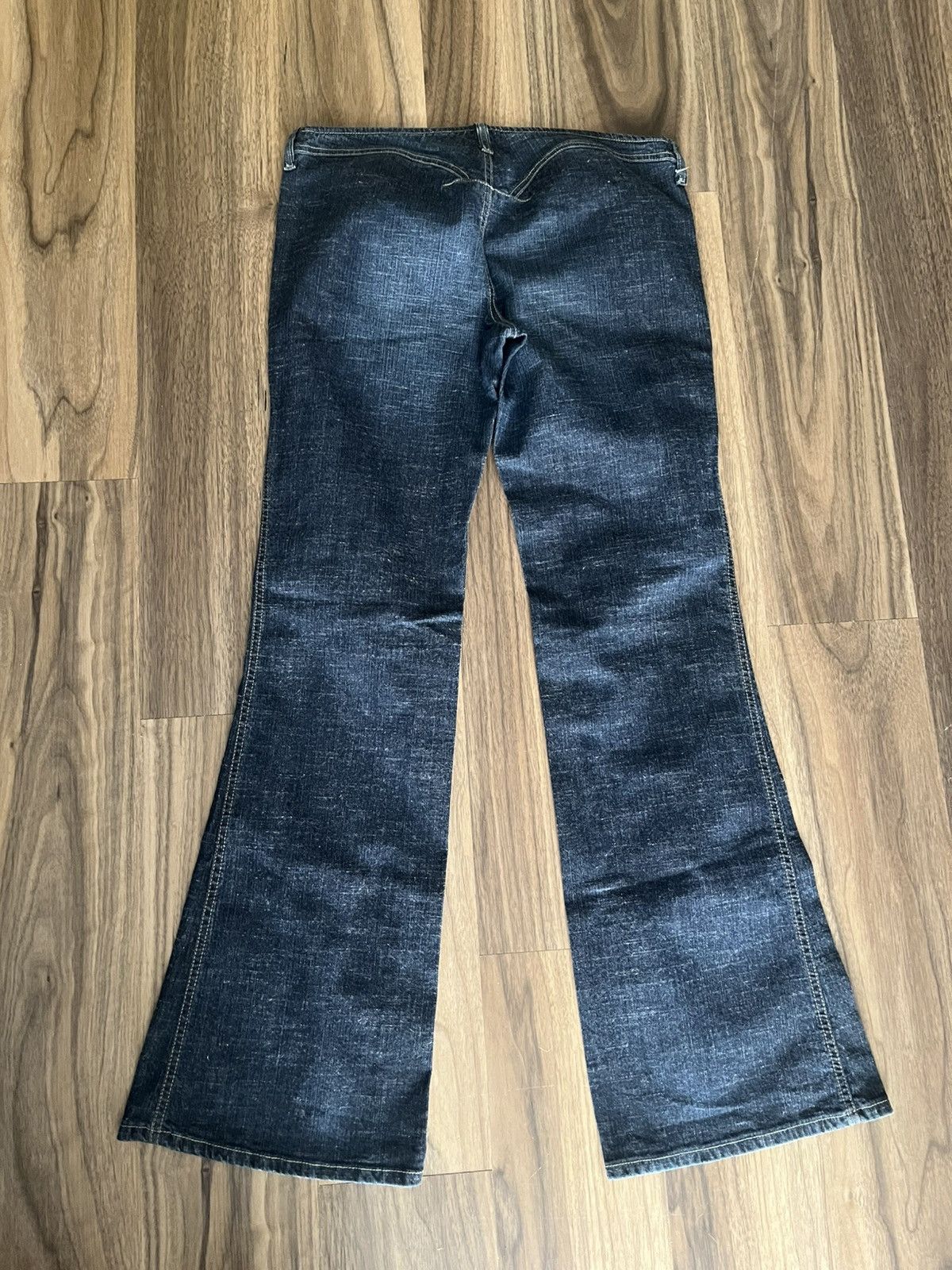 Diesel Vintage Diesel Women’s Flared Jeans Navy Y2K size 30 Size 30" / US 8 / IT 44 - 4 Thumbnail