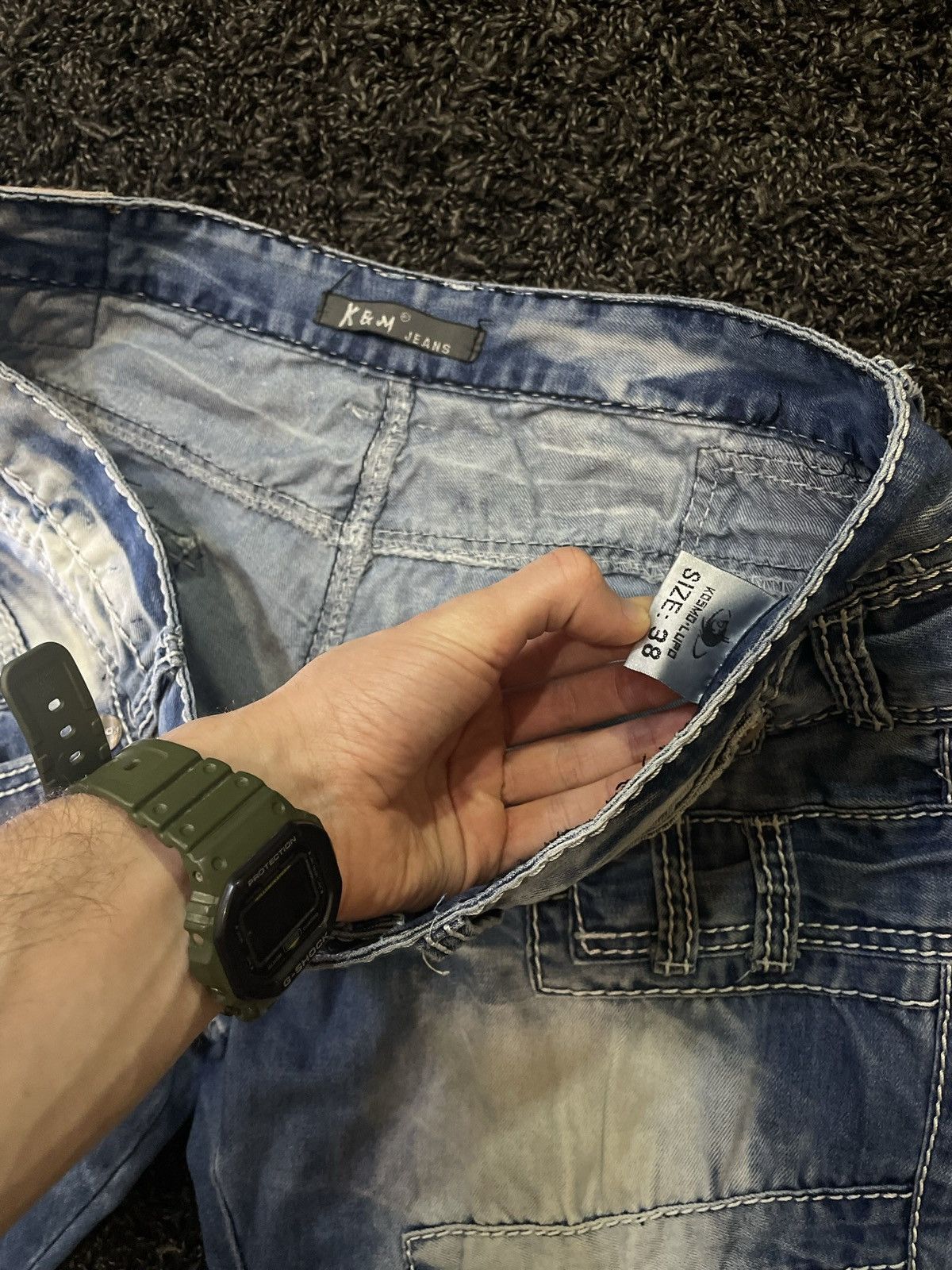 Rap Tees Kosmo Lupo Multipocket Jeans Avant Garde Rap Hip-Hop Y2K Size US 36 / EU 52 - 5 Thumbnail