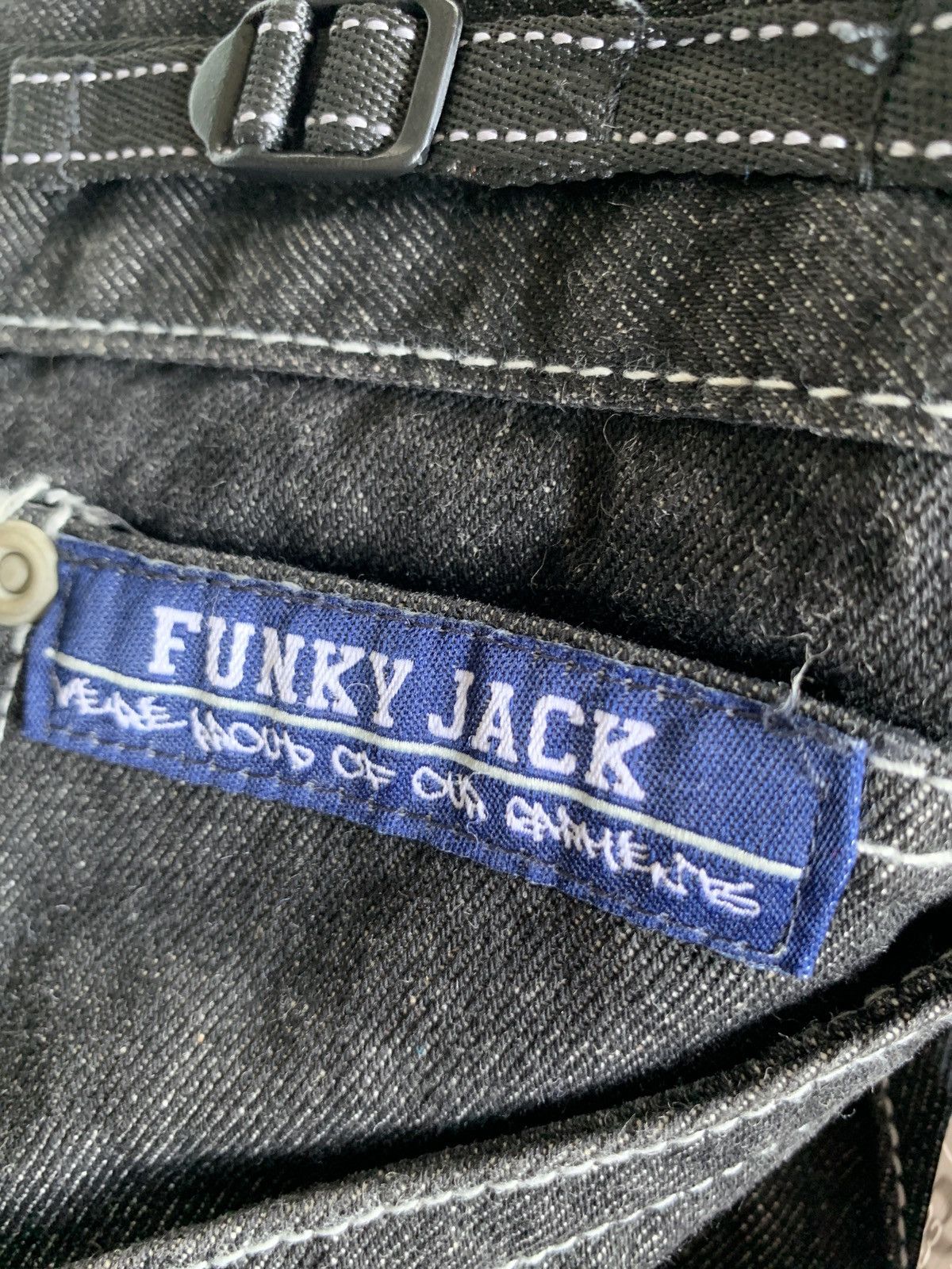Ed Hardy × Jean Funky Jack Skateboard Baggy Jeans Size US 40 / EU 56 - 15 Thumbnail