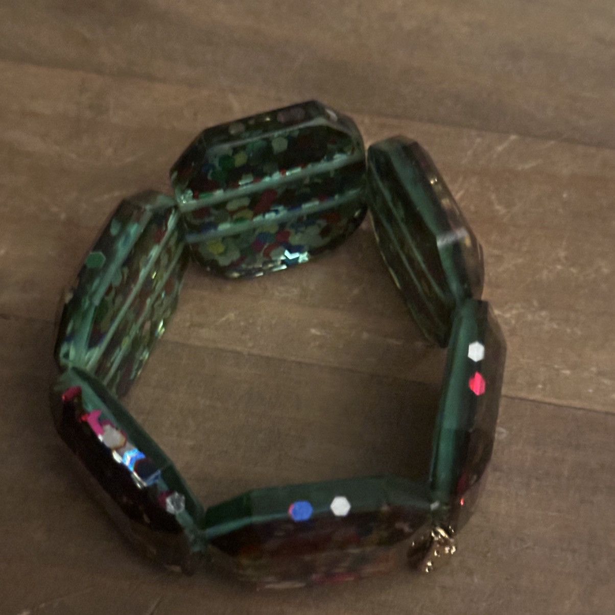 J.Crew J. Crew Crewcuts rainbow confetti glitter stretch bracelet Size ONE SIZE - 3 Thumbnail