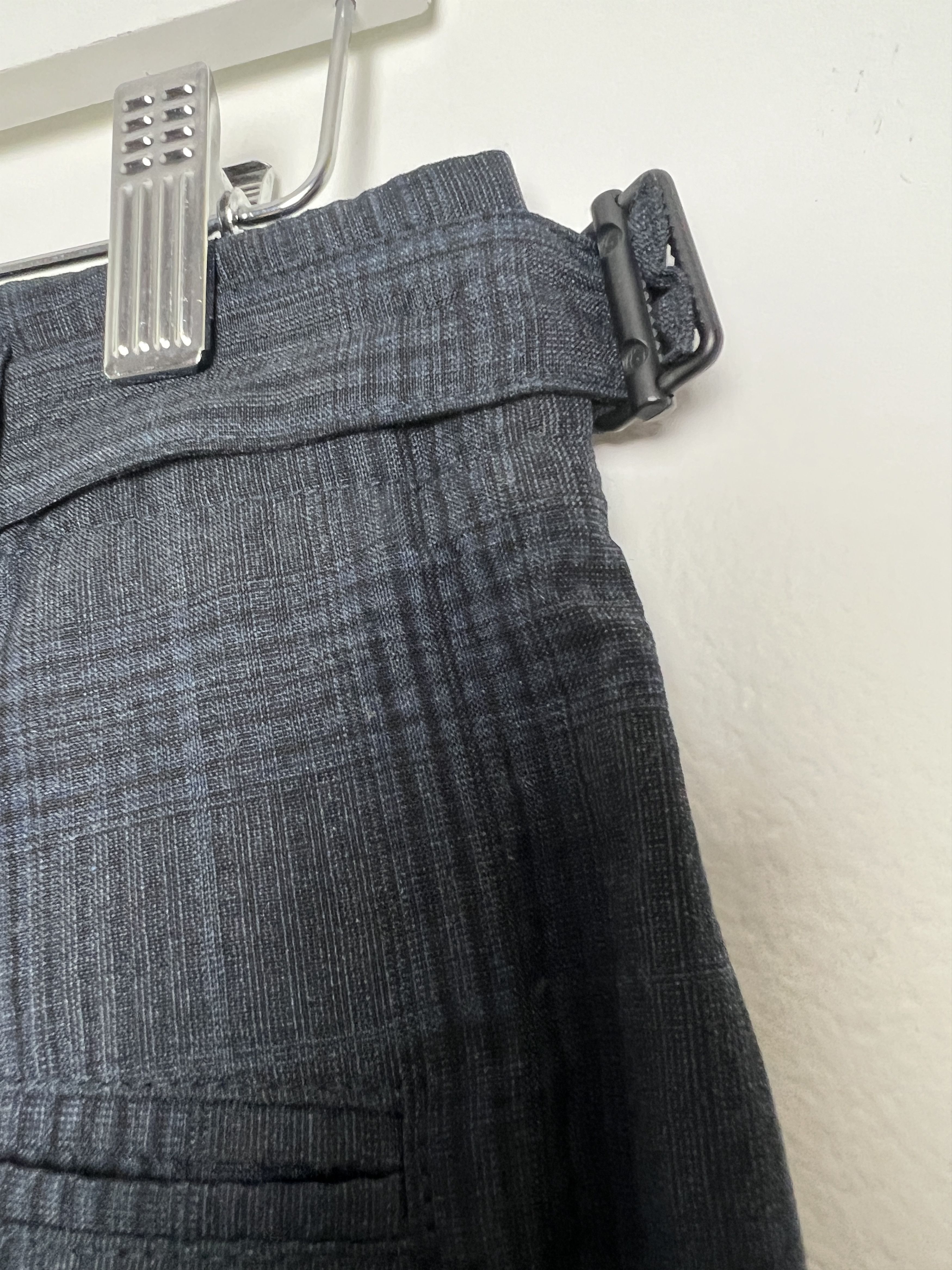 Lemaire Tapered Pleated Checked Wool-Seersucker Trousers Size US 30 / EU 46 - 7 Thumbnail