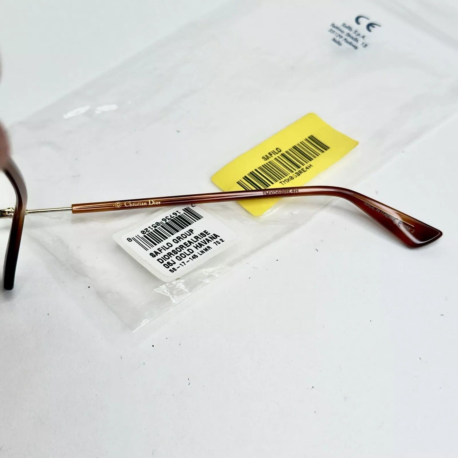 Christian Dior Monsieur CHRISTIAN DIOR SO REAL Gold Aviator Sunglasses SOREALRISE Size ONE SIZE - 7 Thumbnail