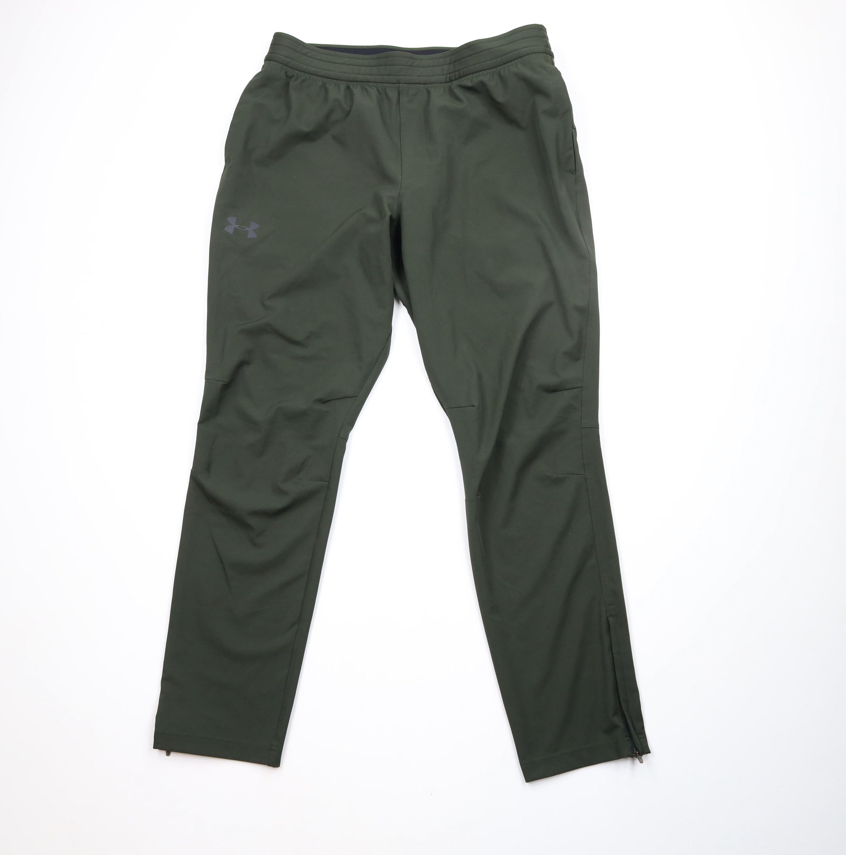 Under Armour × Vintage Under Armour Out Fitted Tapered Leg Warm Up Gym Pants Green Size US 38 / EU 54 - 1 Thumbnail