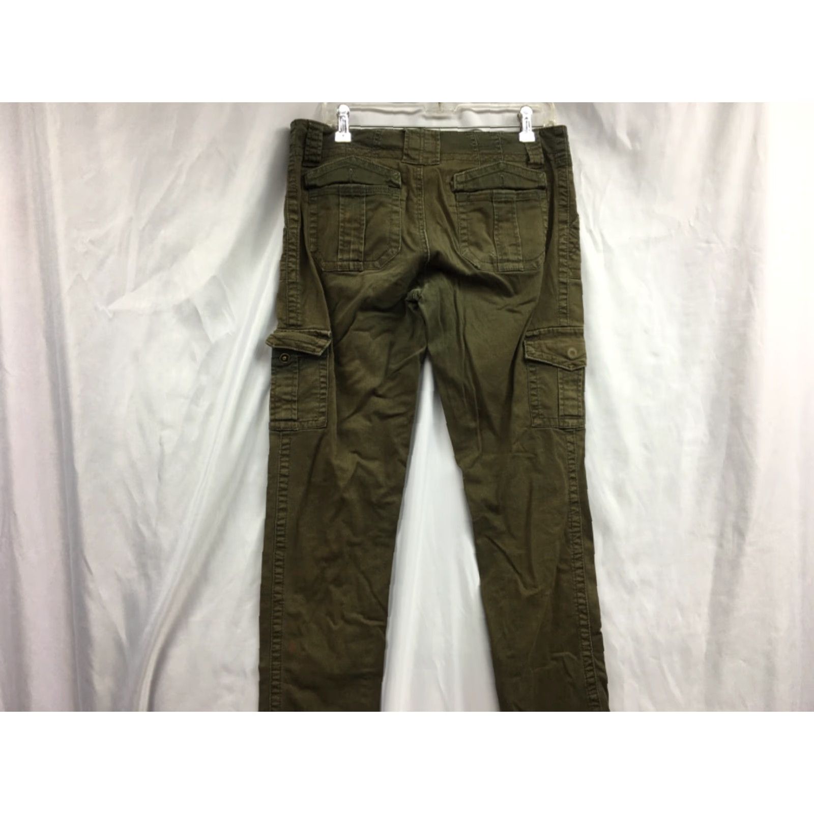 Anthropologie VINTAGE? No — Sanctuary Clothing Women's Peace Pants Flare Army Green Size 30 Size 30" / US 8 / IT 44 - 6 Thumbnail