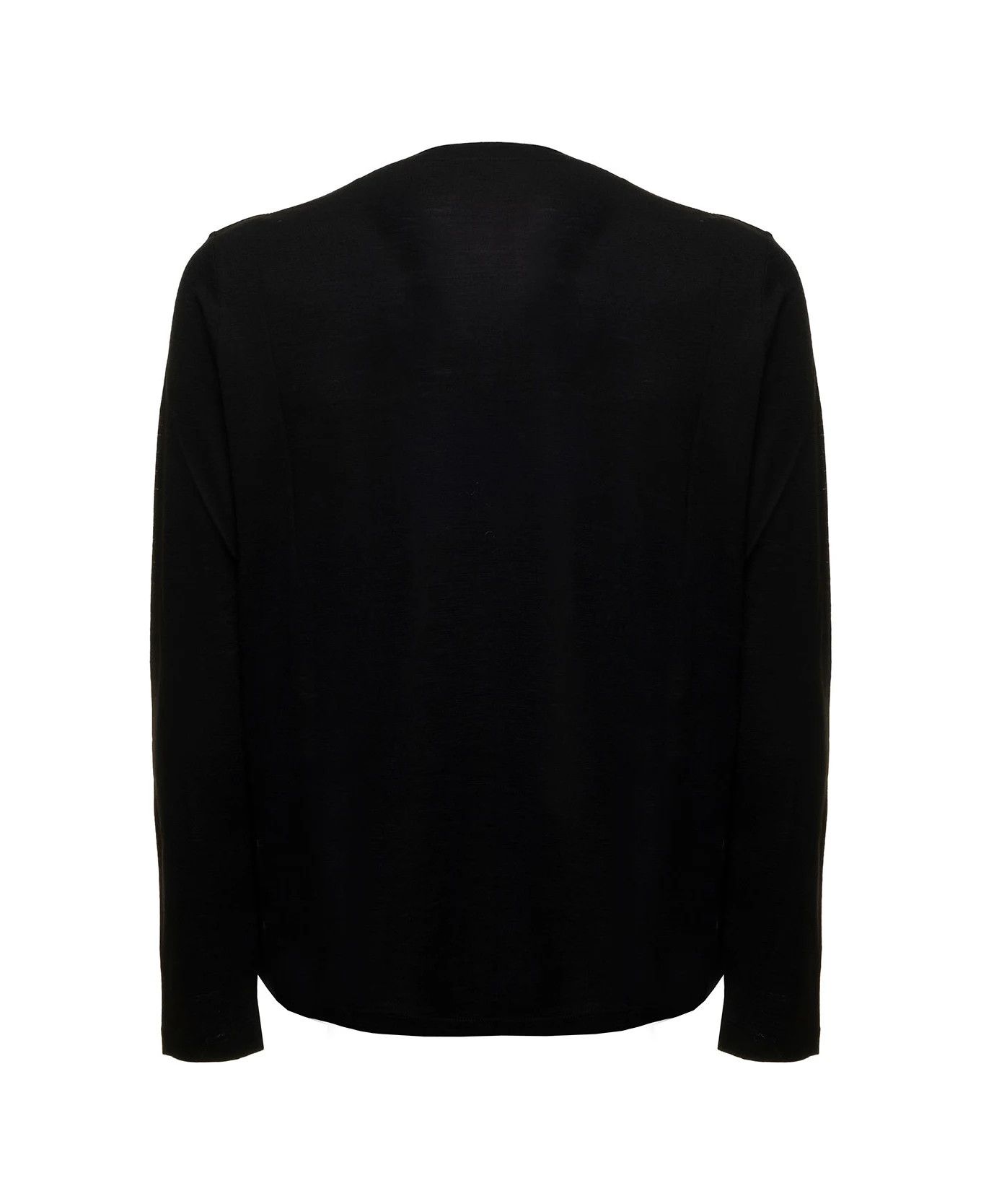 Saint Laurent Paris o1bcso1str0426 Maglia Girocollo Con in Black Size US M / EU 48-50 / 2 - 2 Thumbnail