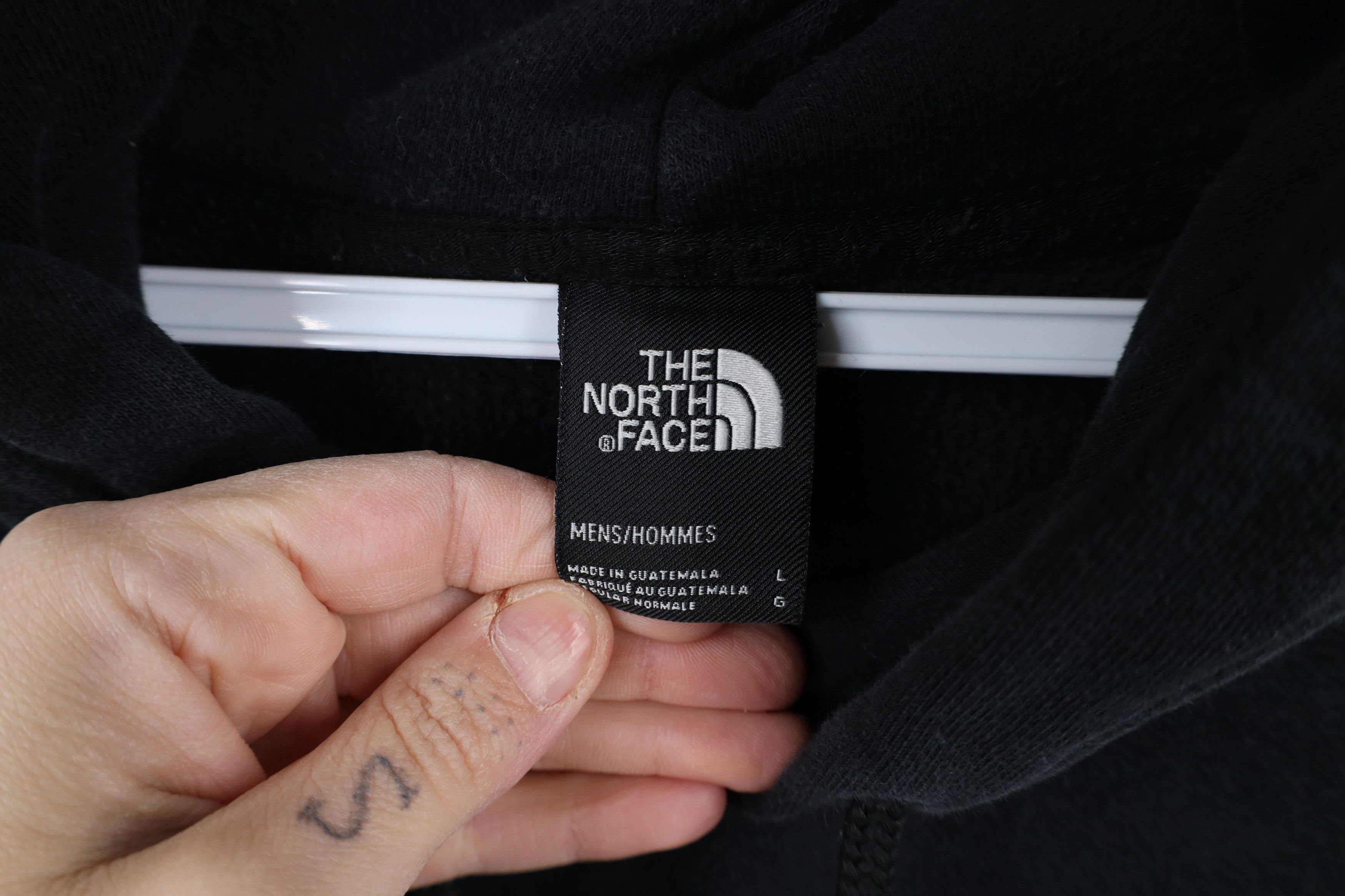The North Face × Vintage Vintage Y2K The North Face Spell Big Logo Hoodie Sweatshirt Size US L / EU 52-54 / 3 - 4 Thumbnail