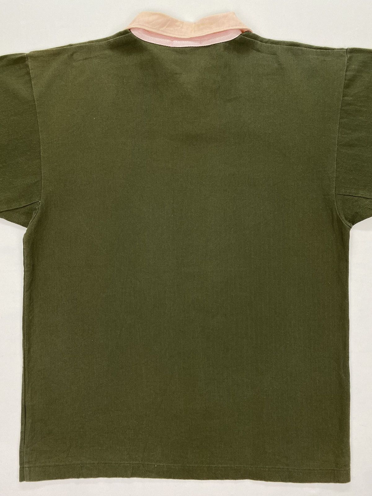 Japanese Brand Larry PGC By Progetto Herringbone Twill Shirt Size US M / EU 48-50 / 2 - 4 Thumbnail
