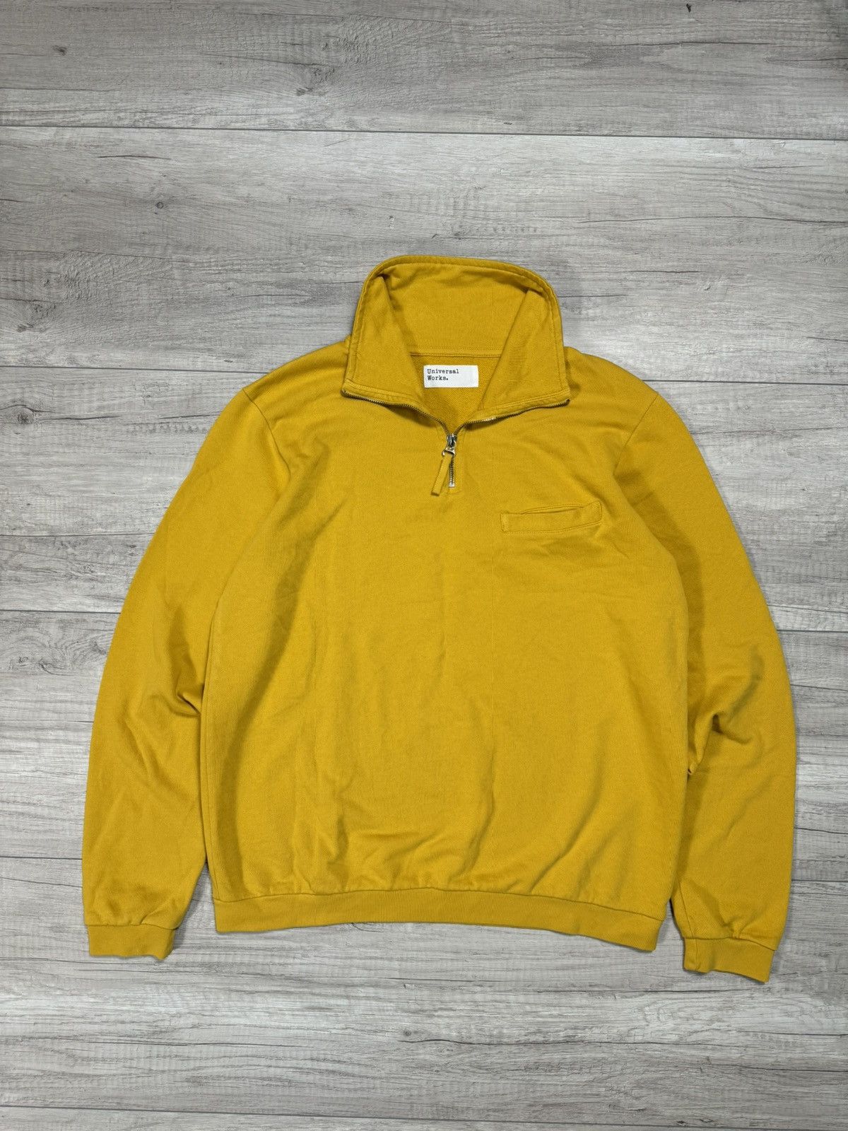 Universal Works UNIVERSAL WORKS DIAGLOOPBACK ZIP NECK SWEATSHIRT Size US M / EU 48-50 / 2 - 1 Thumbnail