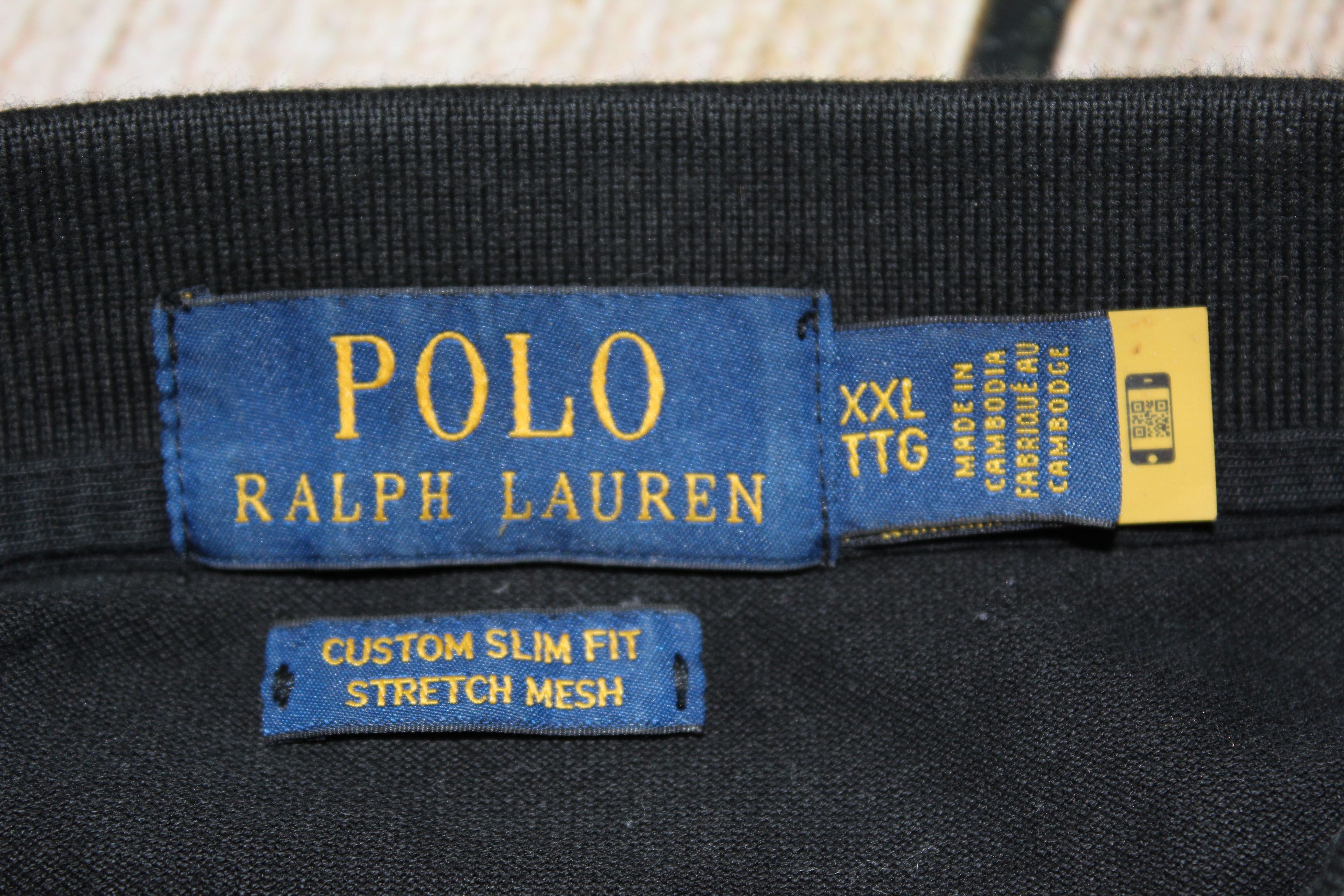 Polo Ralph Lauren RALPH LAUREN Long Sleeve Black Polo Shirt 2XL Size US XXL / EU 58 / 5 - 7 Thumbnail