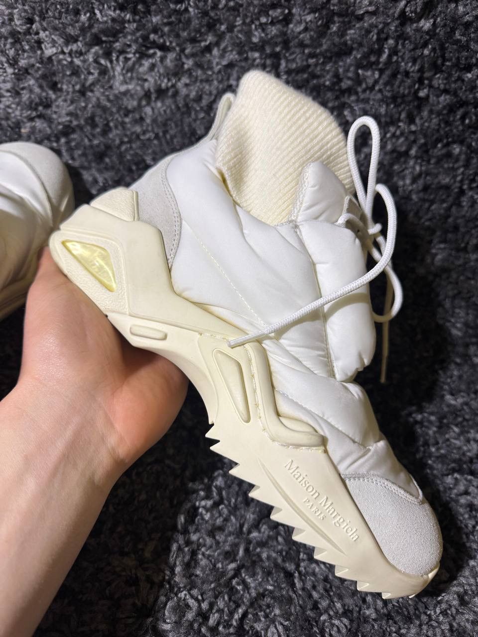 Maison Margiela Maison Margiela Future High Nylon Puffer White EU41 US8 Stea Size US 8 / EU 41 - 9 Thumbnail