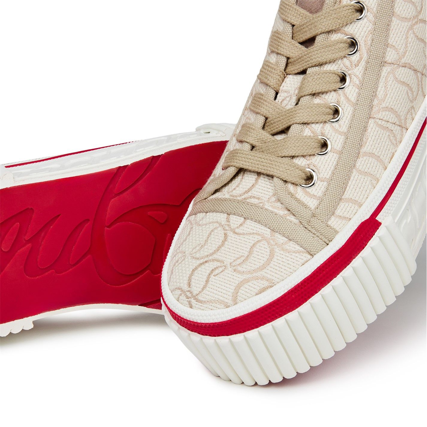 Christian Louboutin Super Pedro Cl Platform Sneakers Size US 8 / IT 38 - 6 Thumbnail