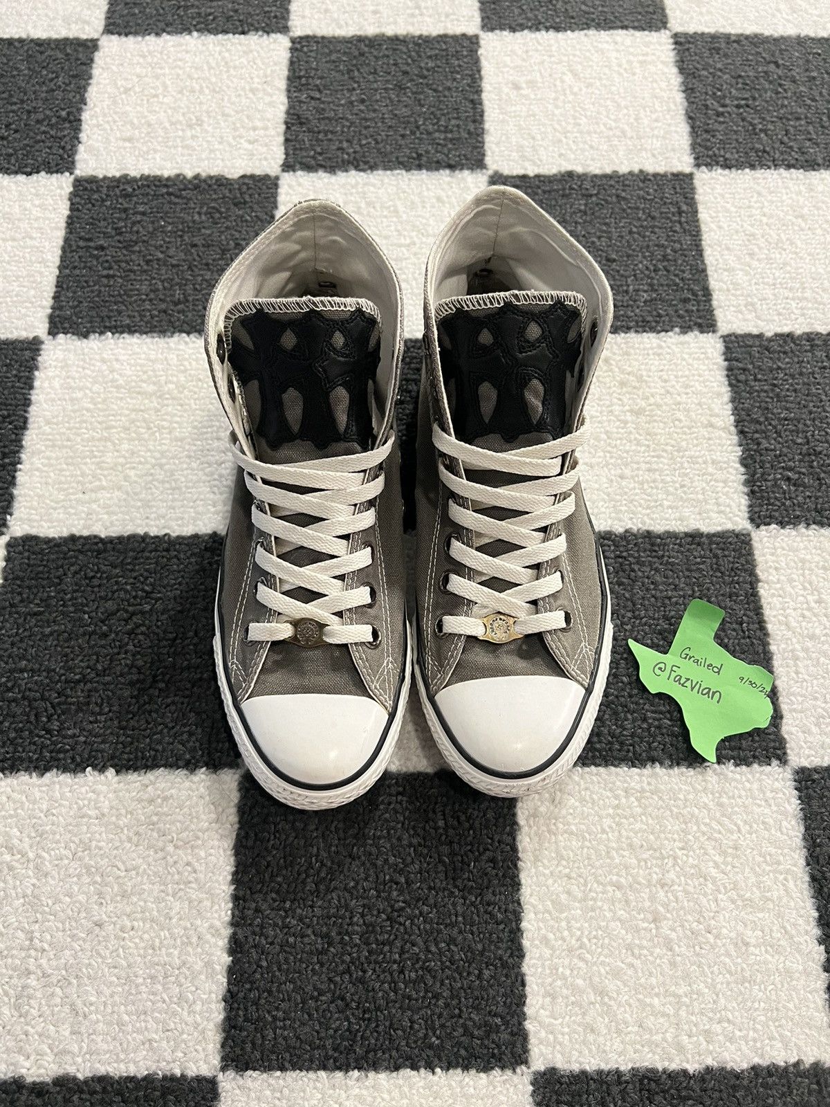 Chrome Hearts Chrome Hearts Converse All Star High Size US 7 / EU 40 - 1 Thumbnail